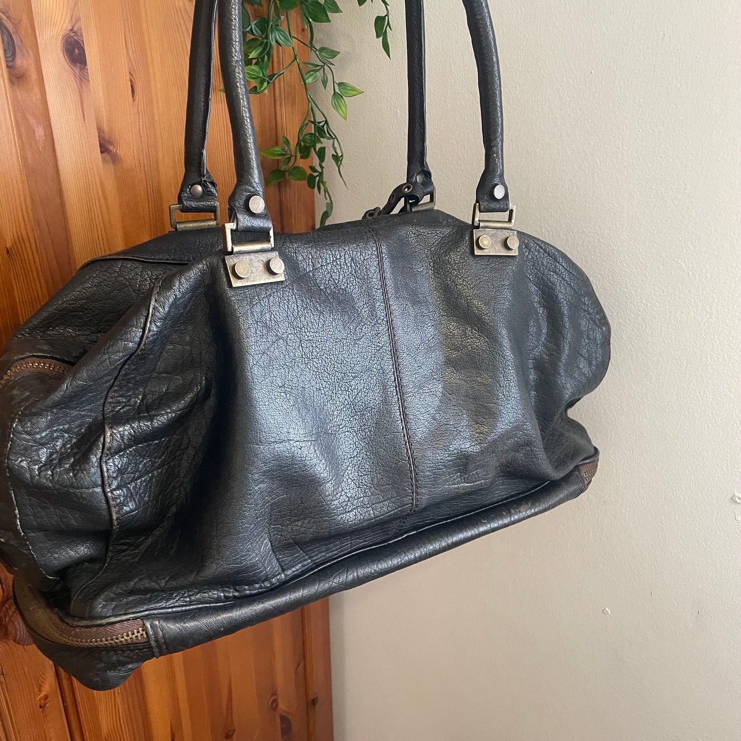 Diesel Leather Travel Bag