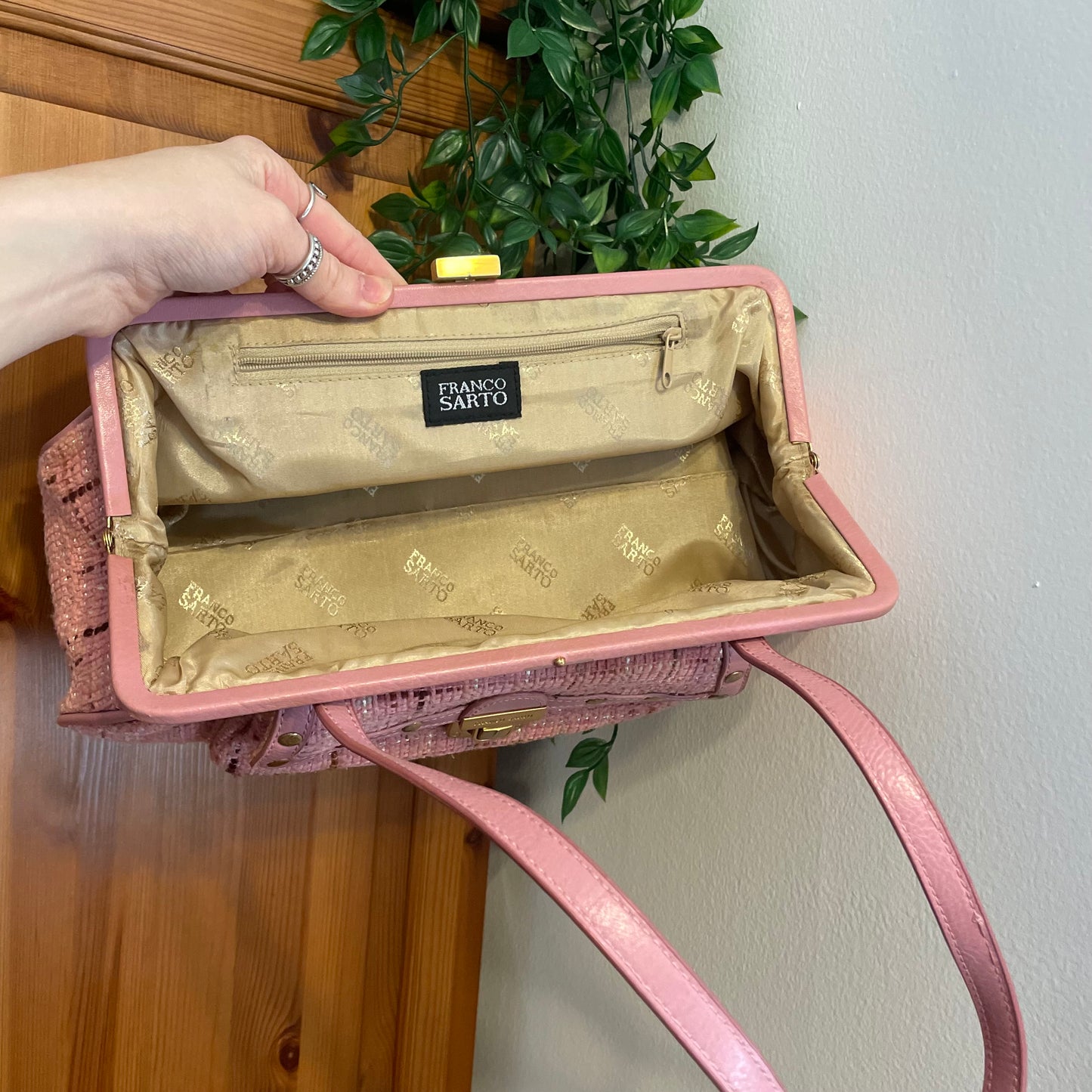 90s Franco Tweed Bag