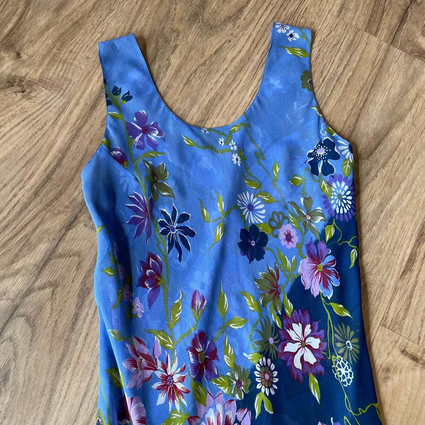 Purple Reversible Slip Dress