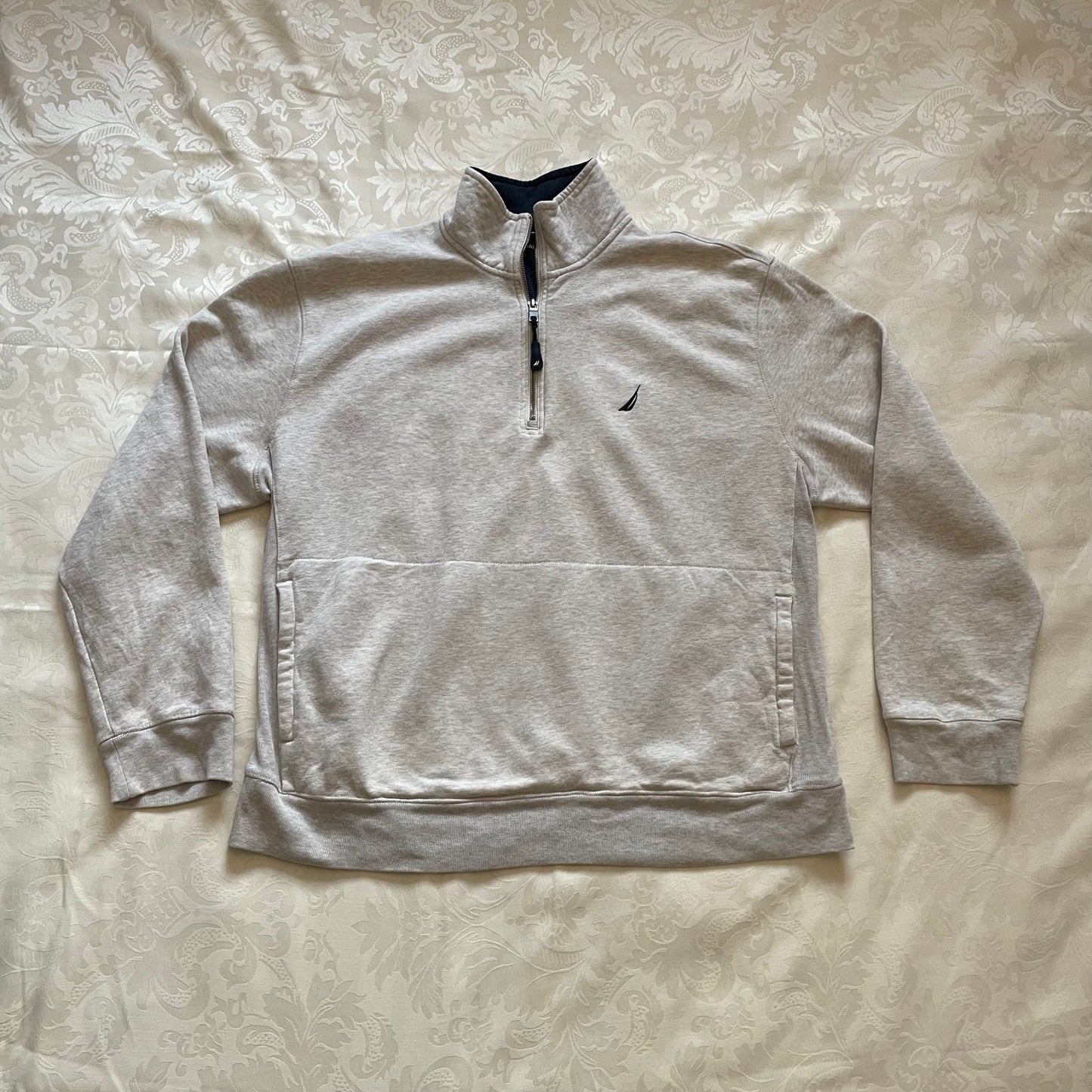 Beige Nautica 1/4 Zip jumper