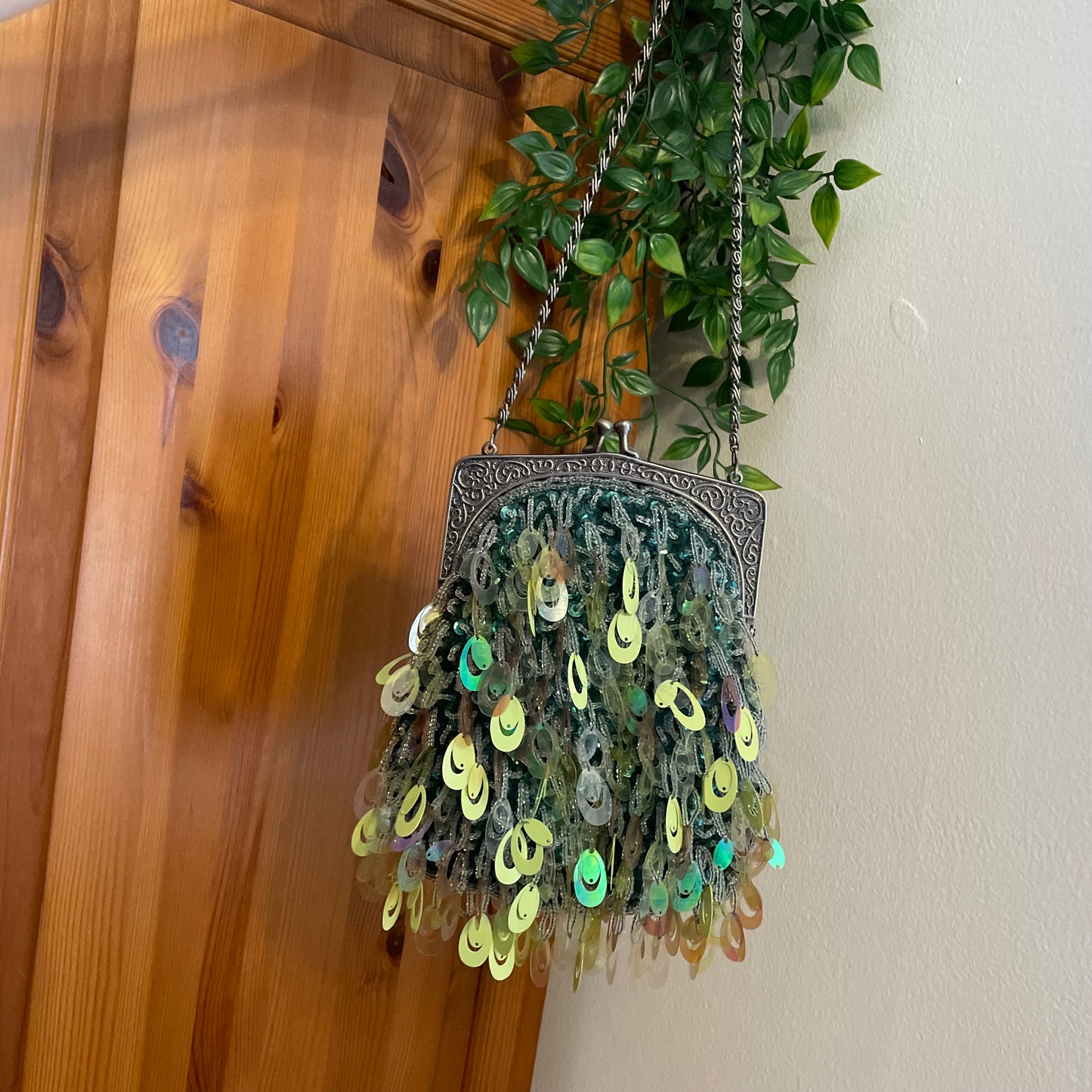 90s Sequin Beaded Party Bag