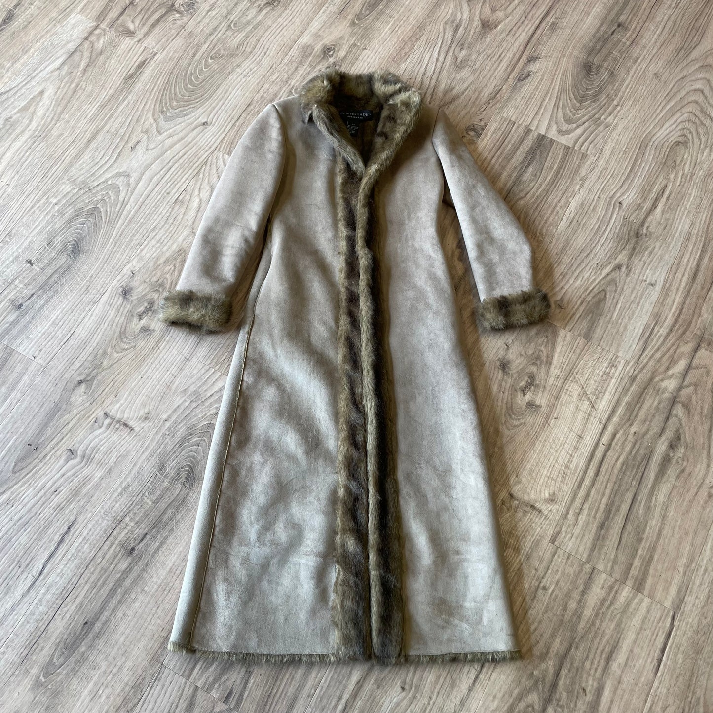 Long Suede Afghan Coat