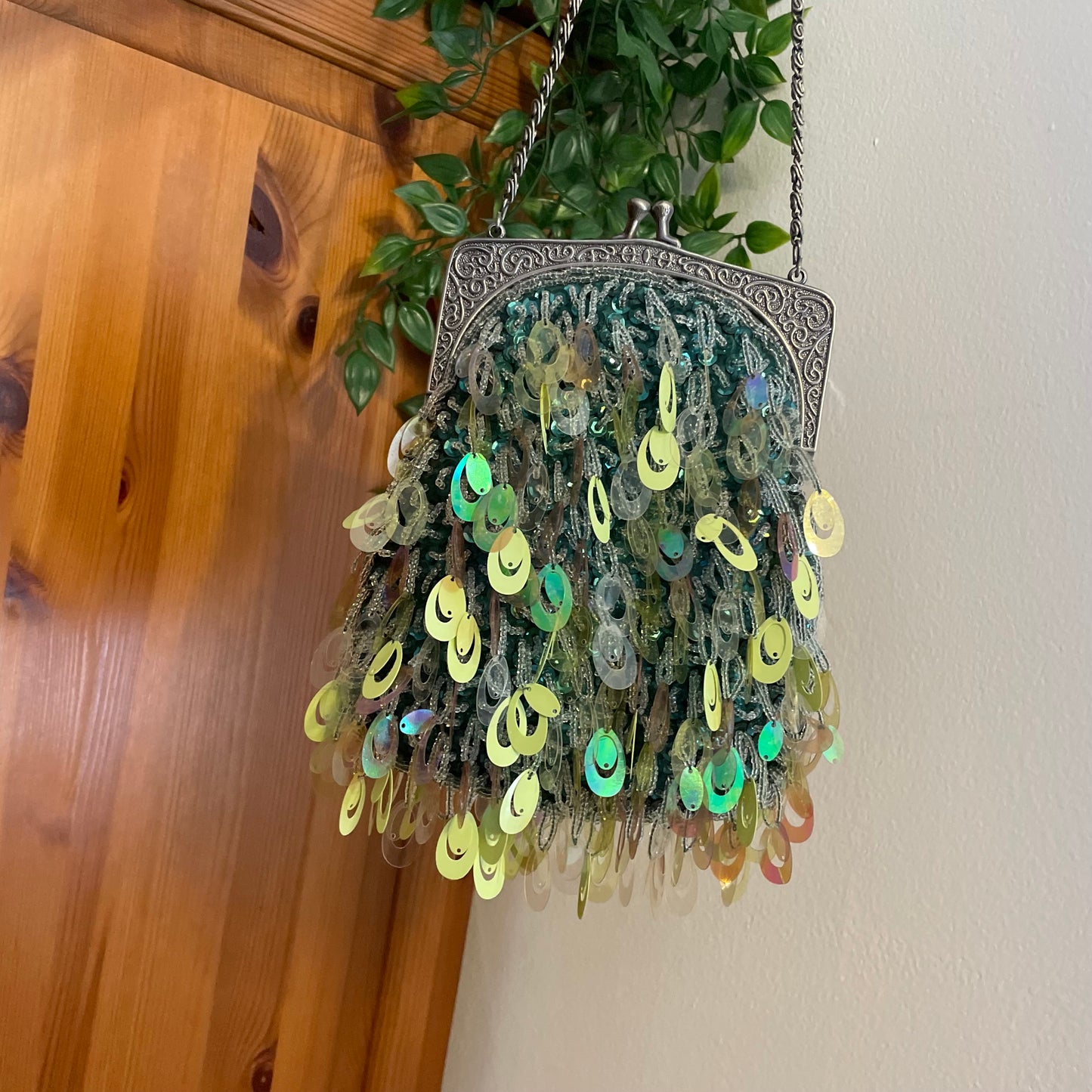 90s Sequin Beaded Party Bag