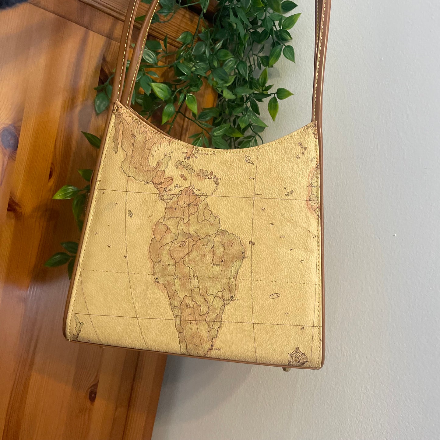 90s Map Bag