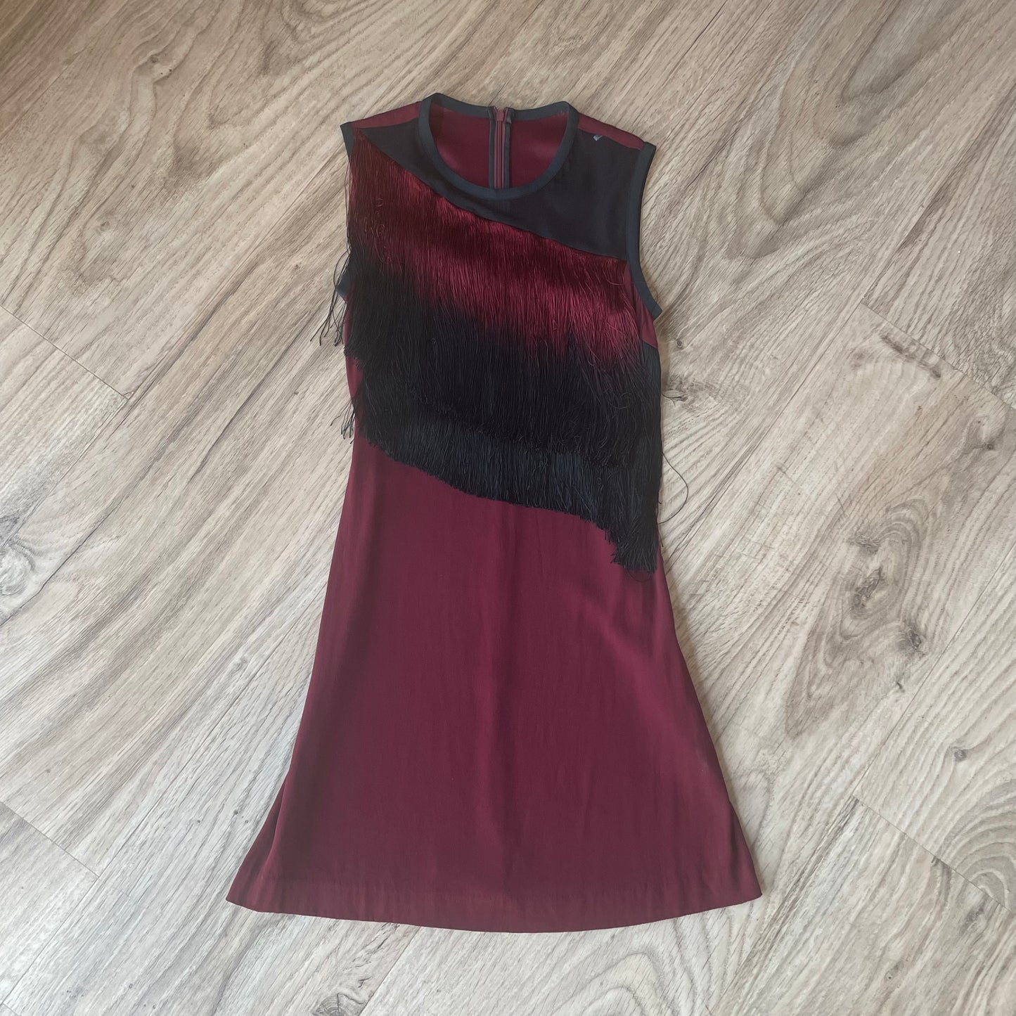Sandro Fringe 80s dress