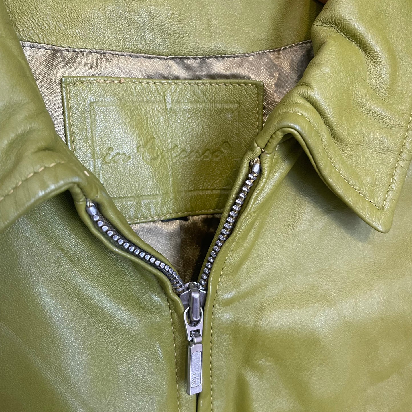 Oliver Green Leather Jacket
