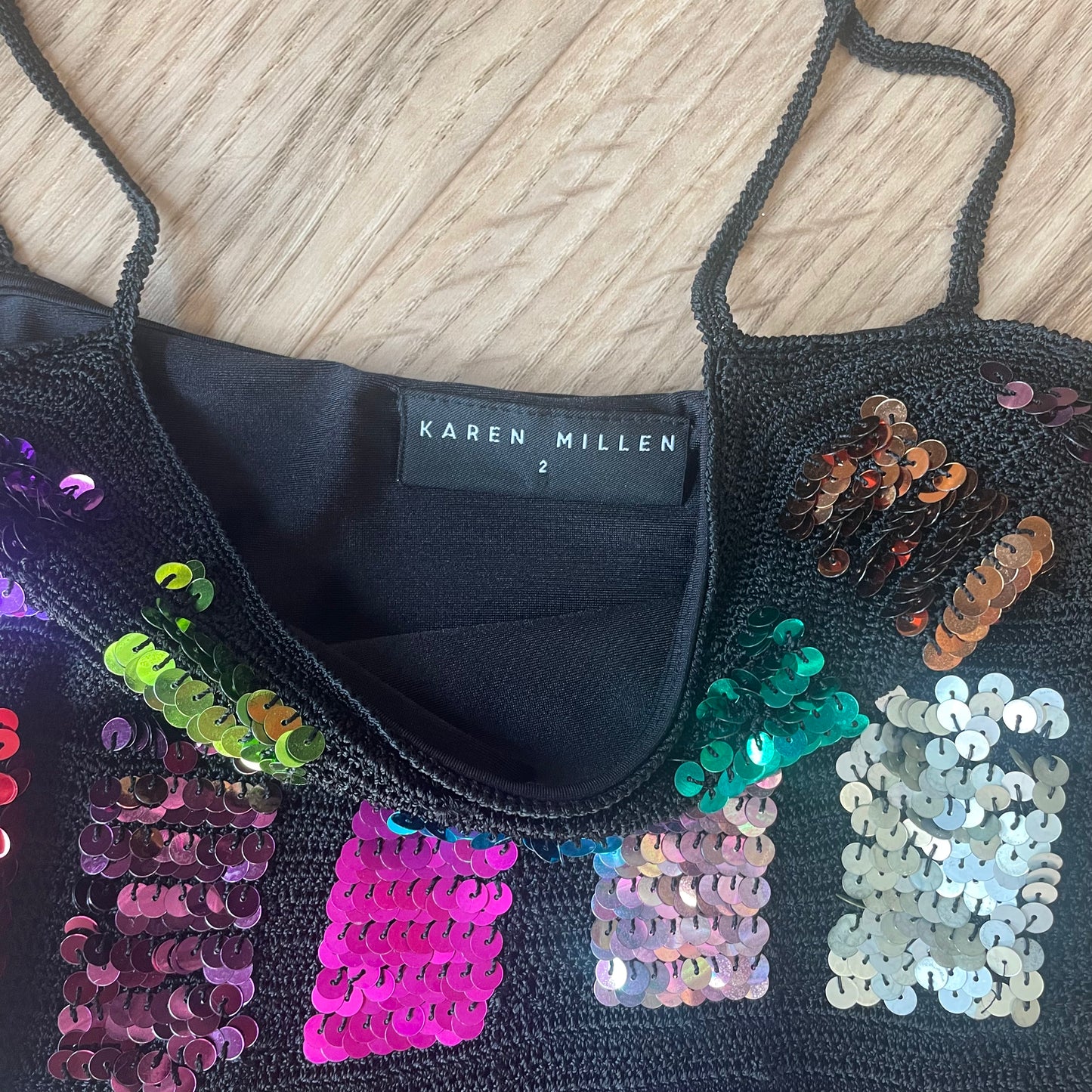 Sequin Camisole Top