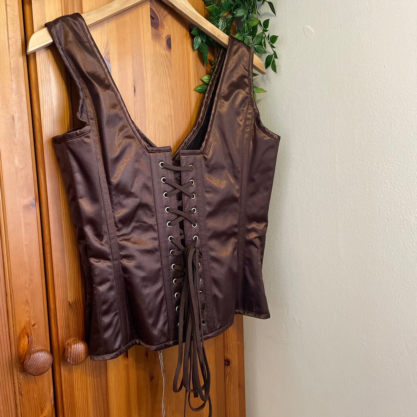 Brown Corset Top