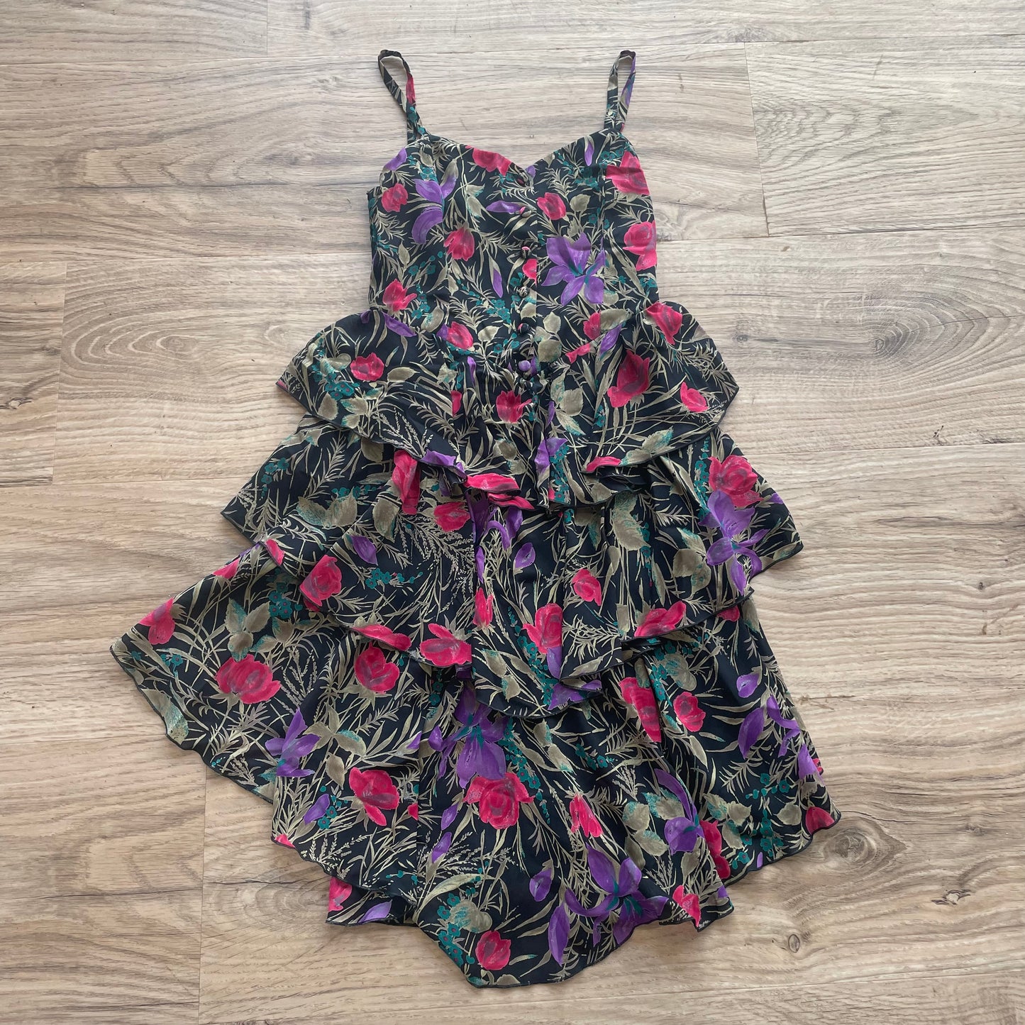 Floral Frilled Dress
