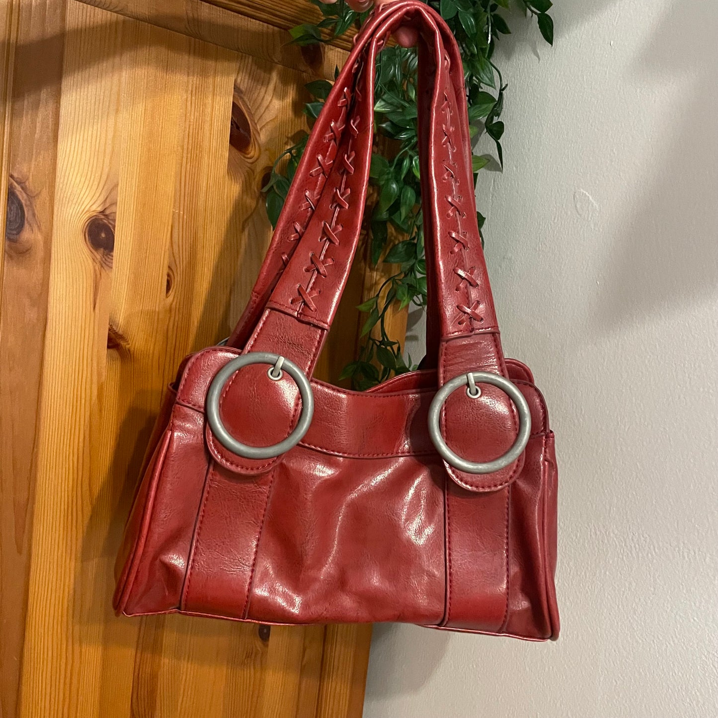 Y2K PVC Buckle Bag