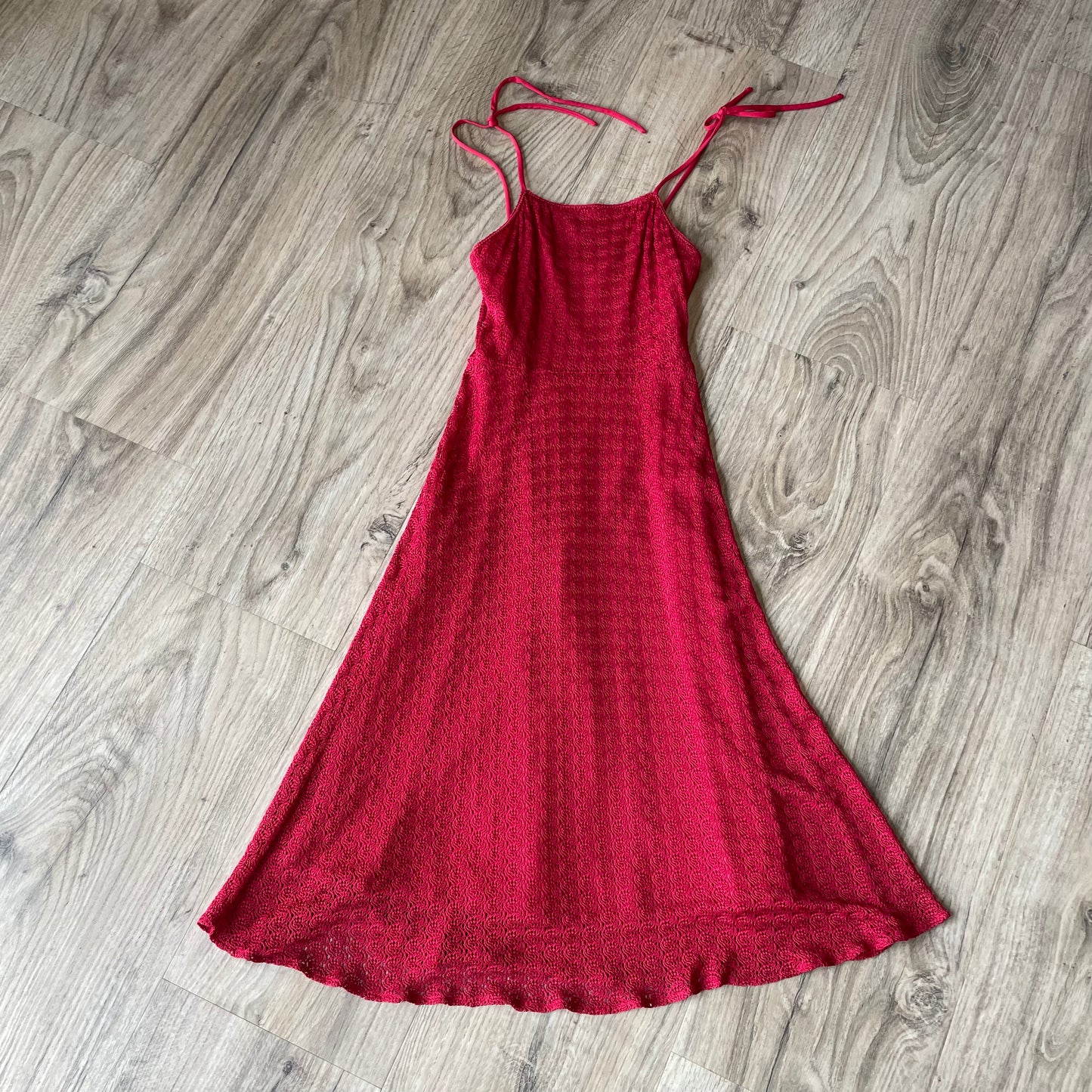 1970s Crochet Dress and shawl