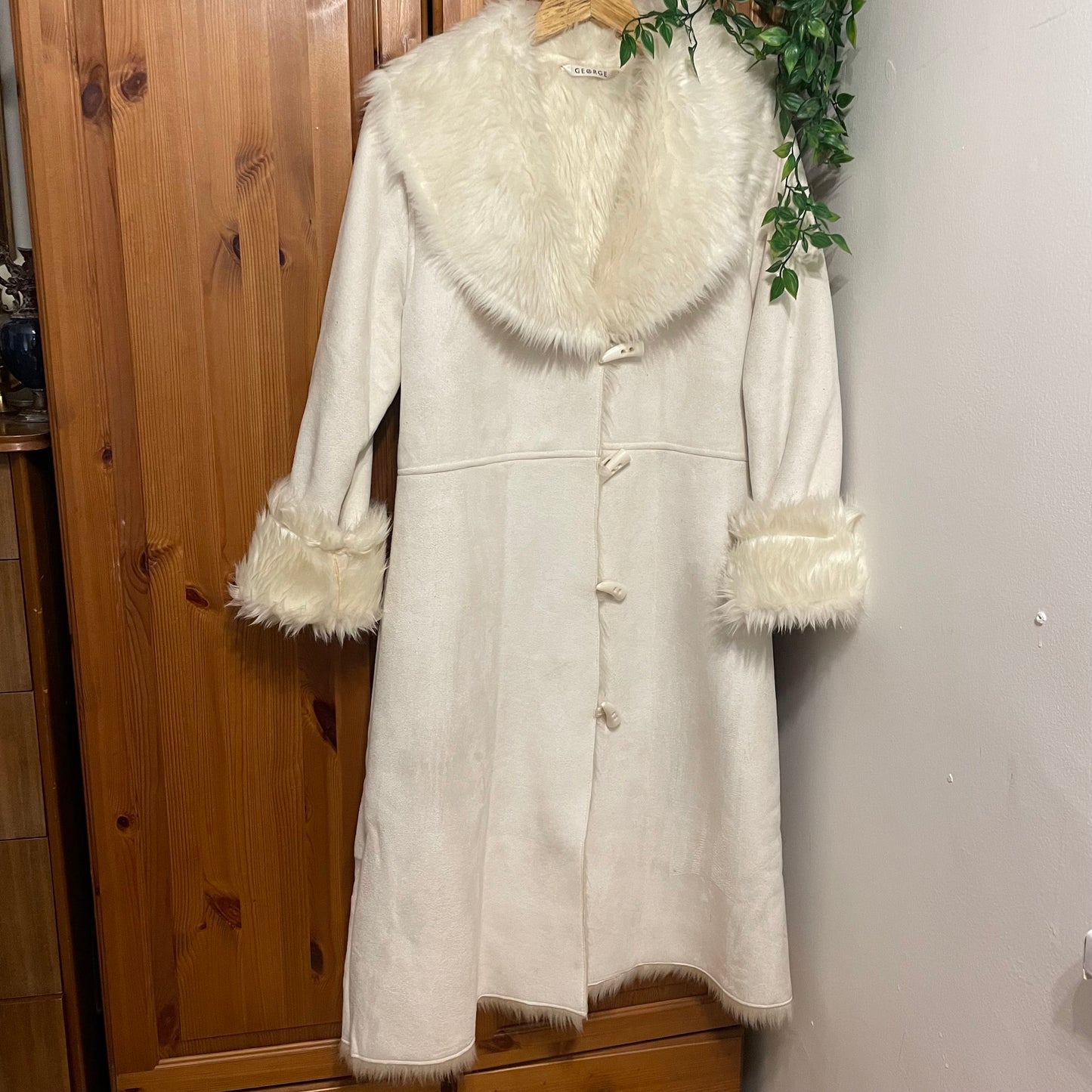 Cream Afghan Coat