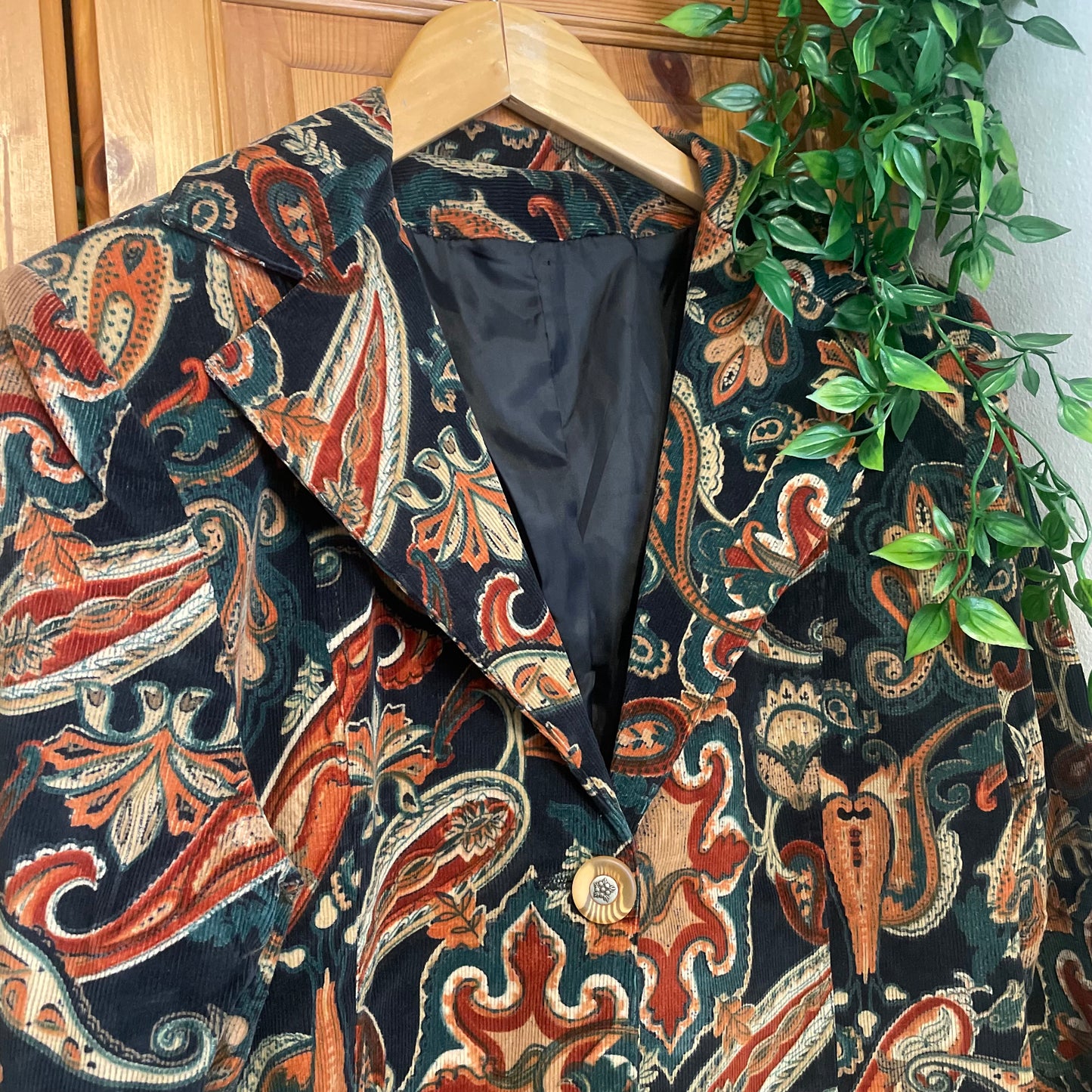 Paisley Corduroy Jacket
