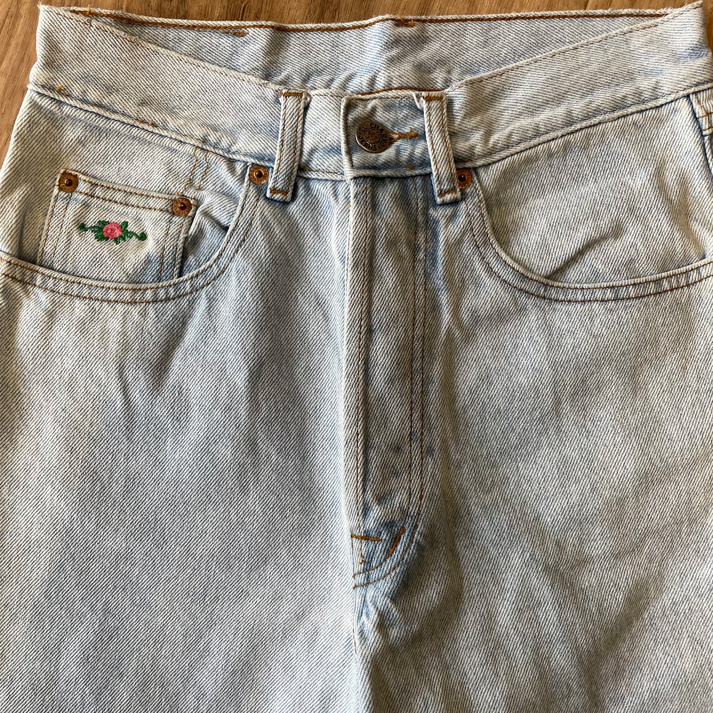 Light Denim Straight leg jeans
