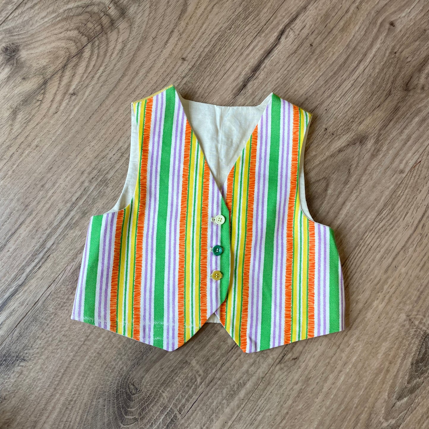 Striped Childrens Waistcoat