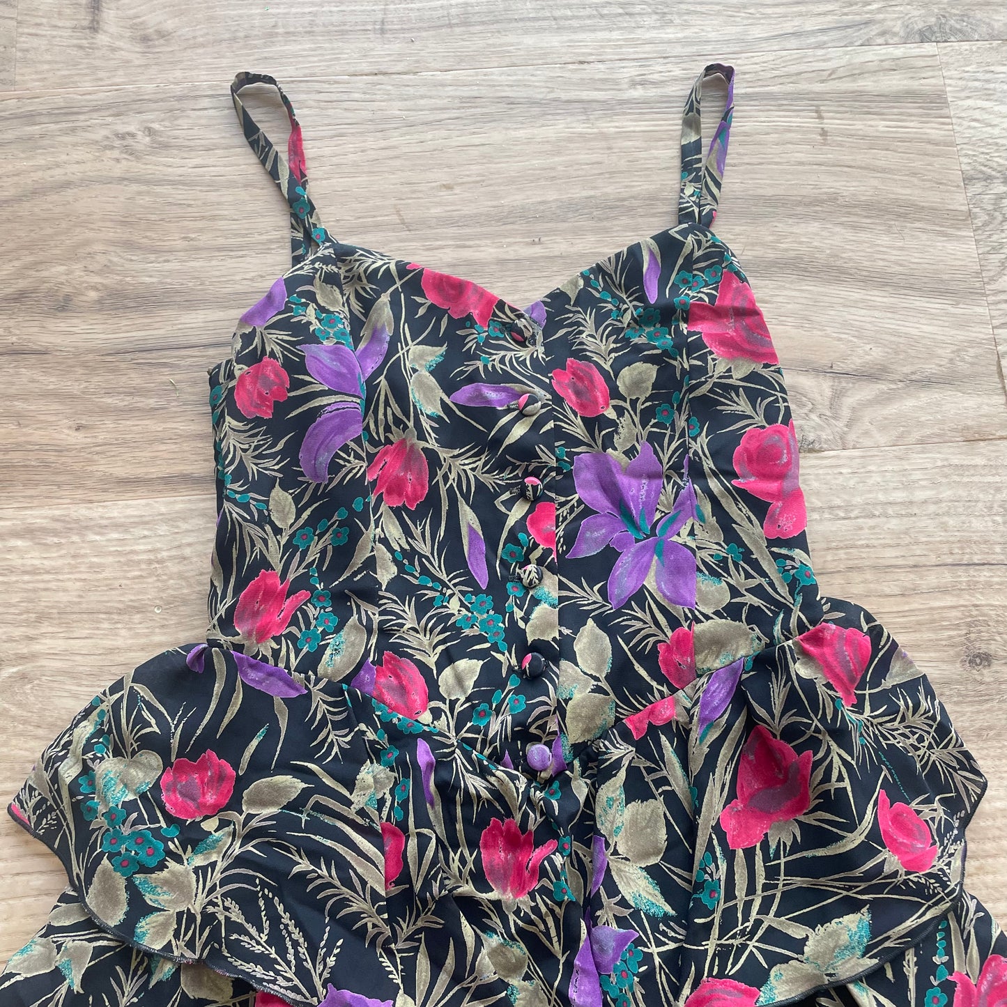 Floral Frilled Dress