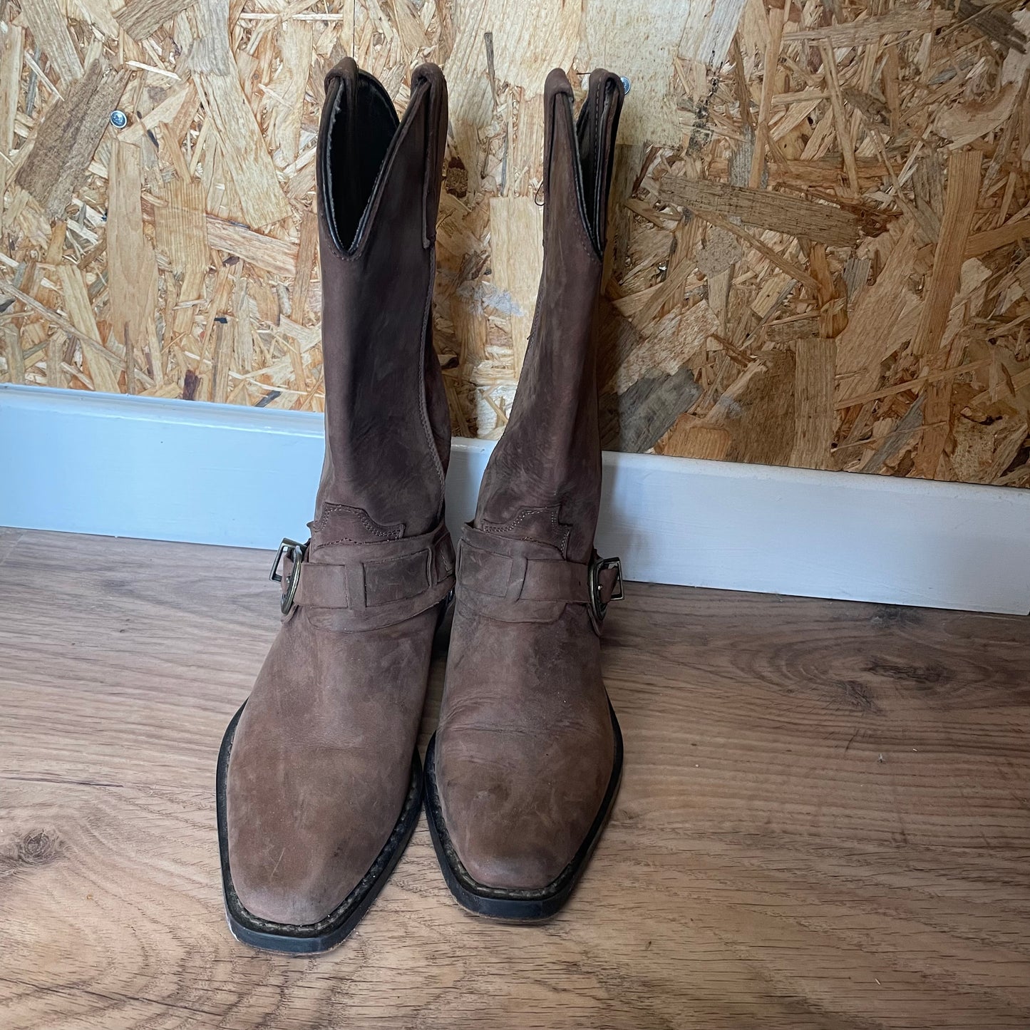 Suede Western Cowboy boots
