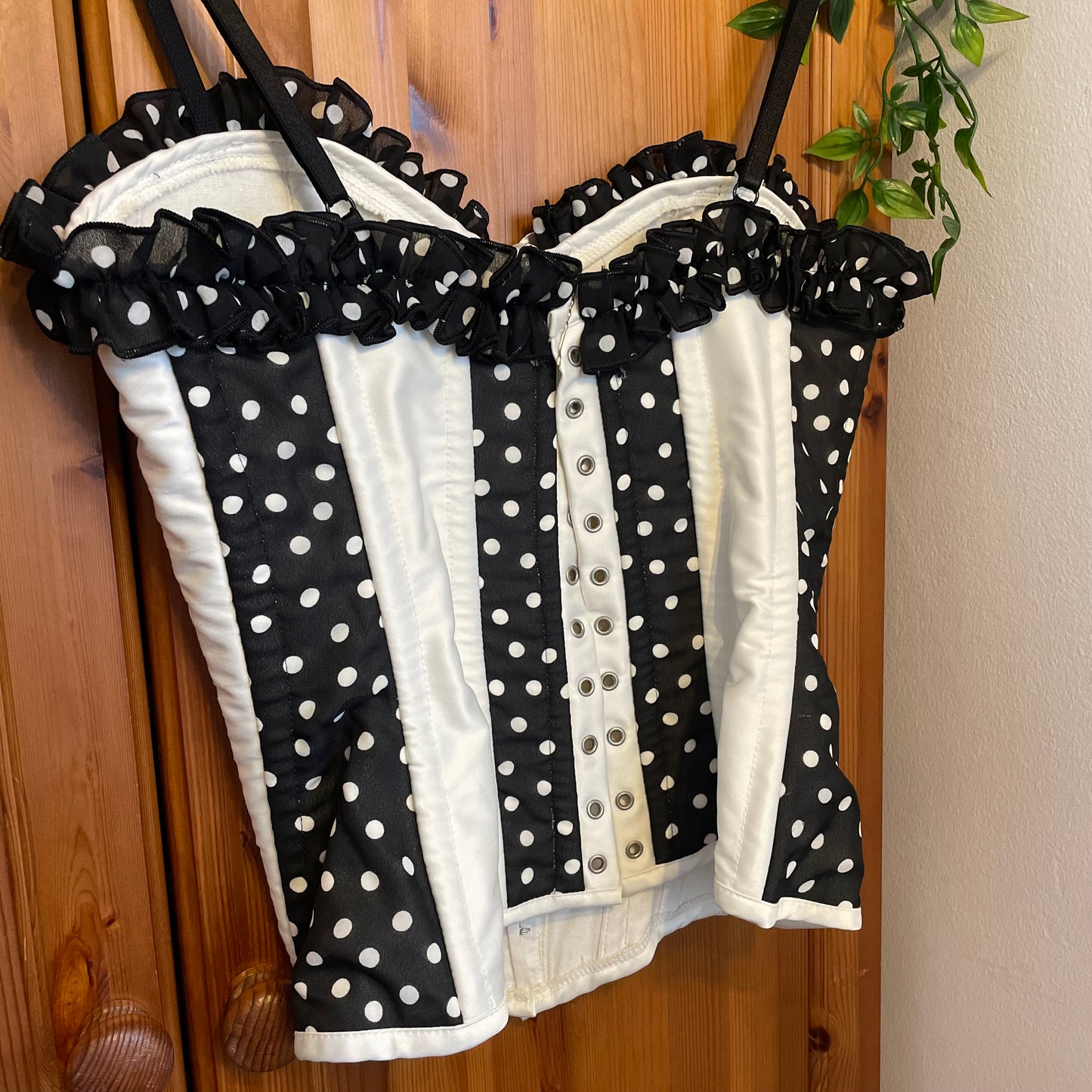 Polka Dot Corset Top
