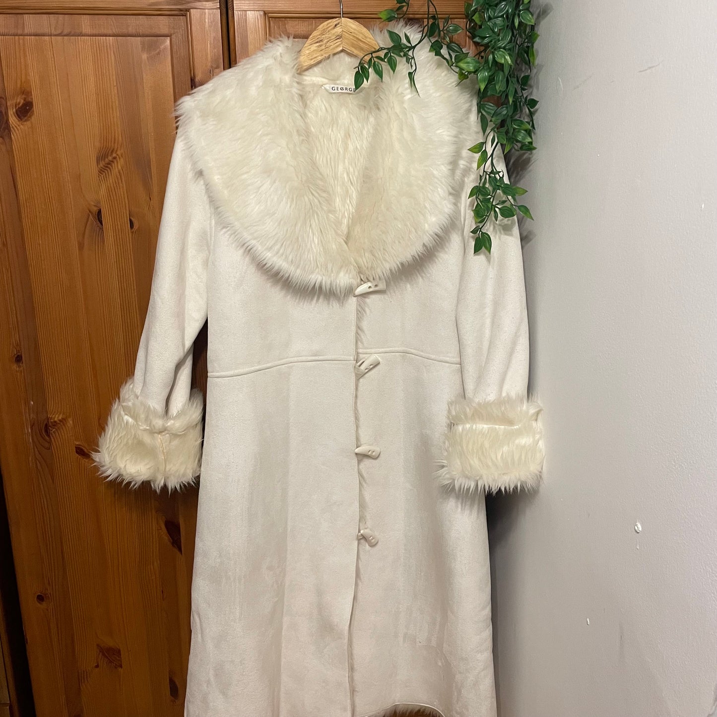 Cream Afghan Coat