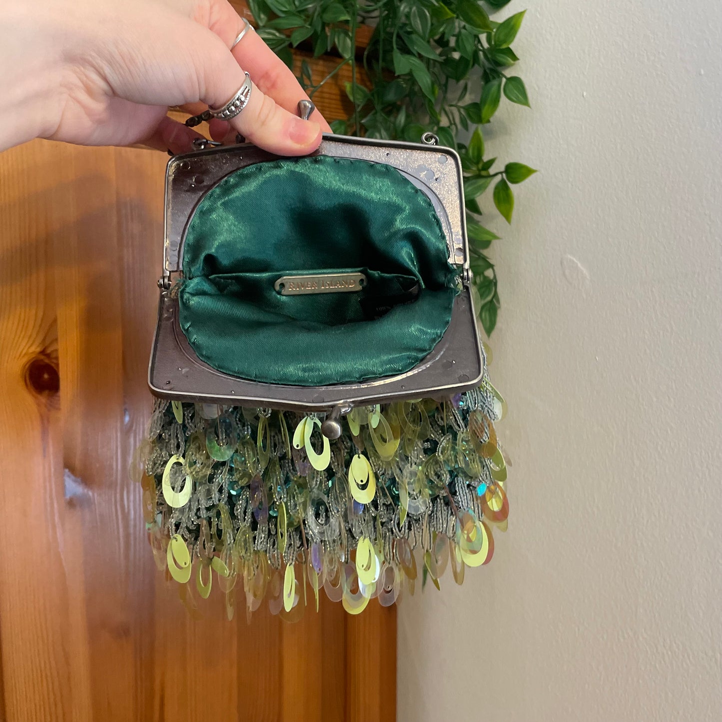 90s Sequin Beaded Party Bag
