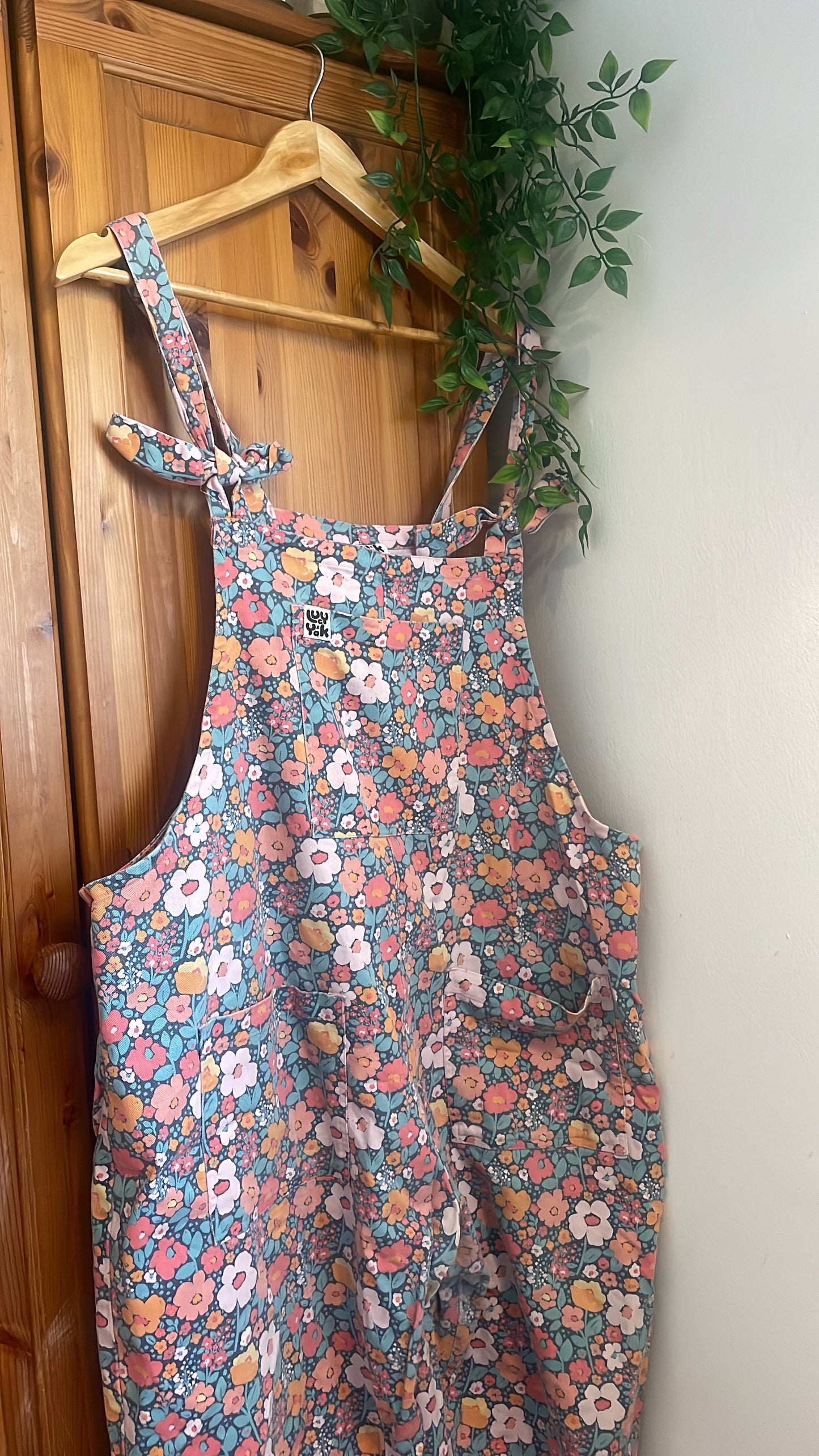Lucy and Yak Floral Dungarees