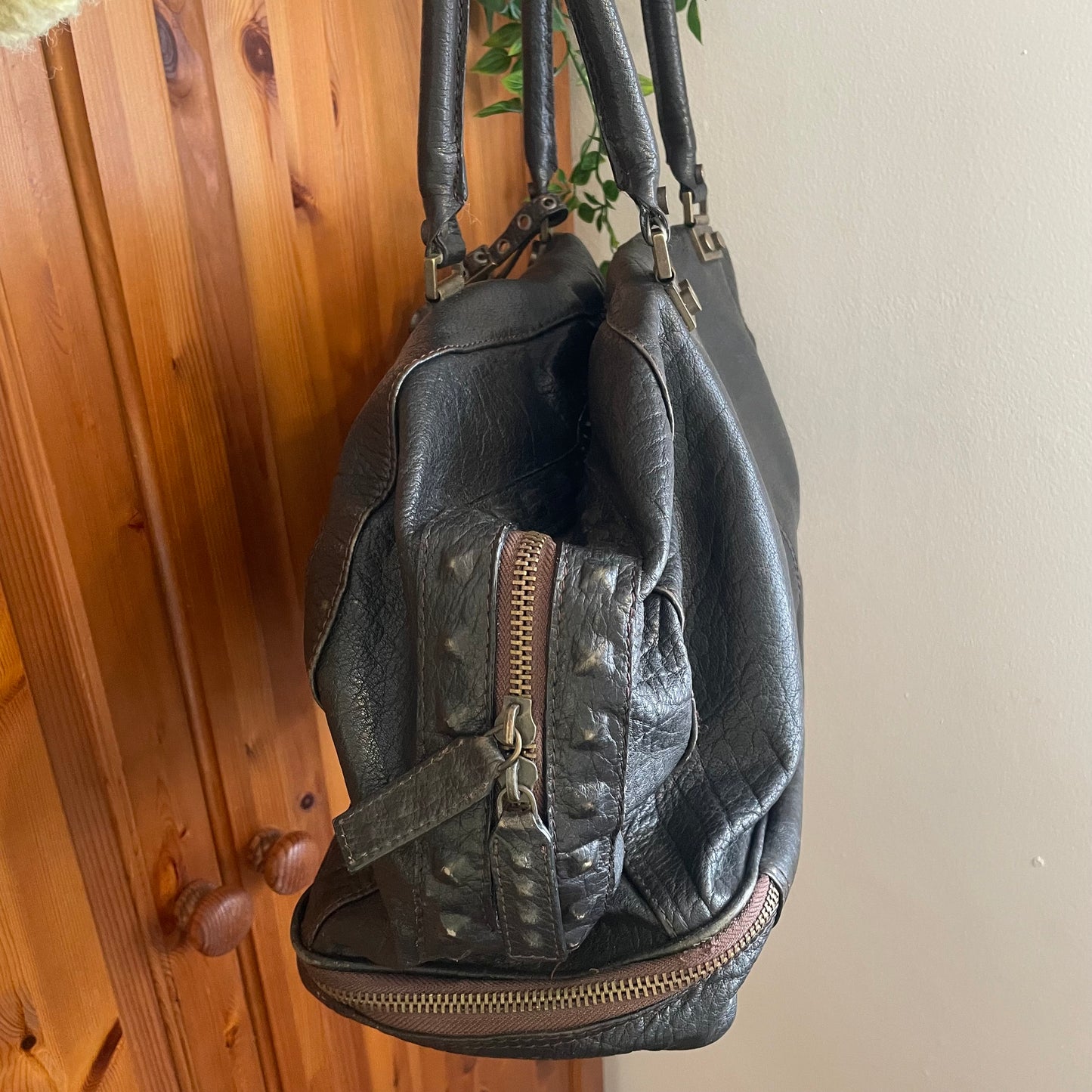 Diesel Leather Travel Bag