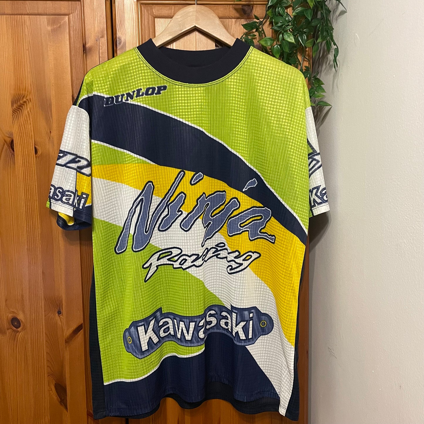 Vintage RARE Kawasaki Ninja Dunlop Jersey