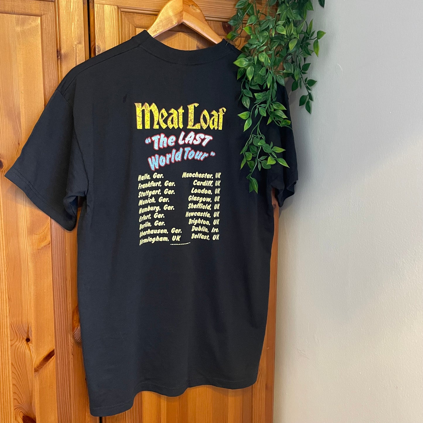 Meat Loaf last tour T-shirt