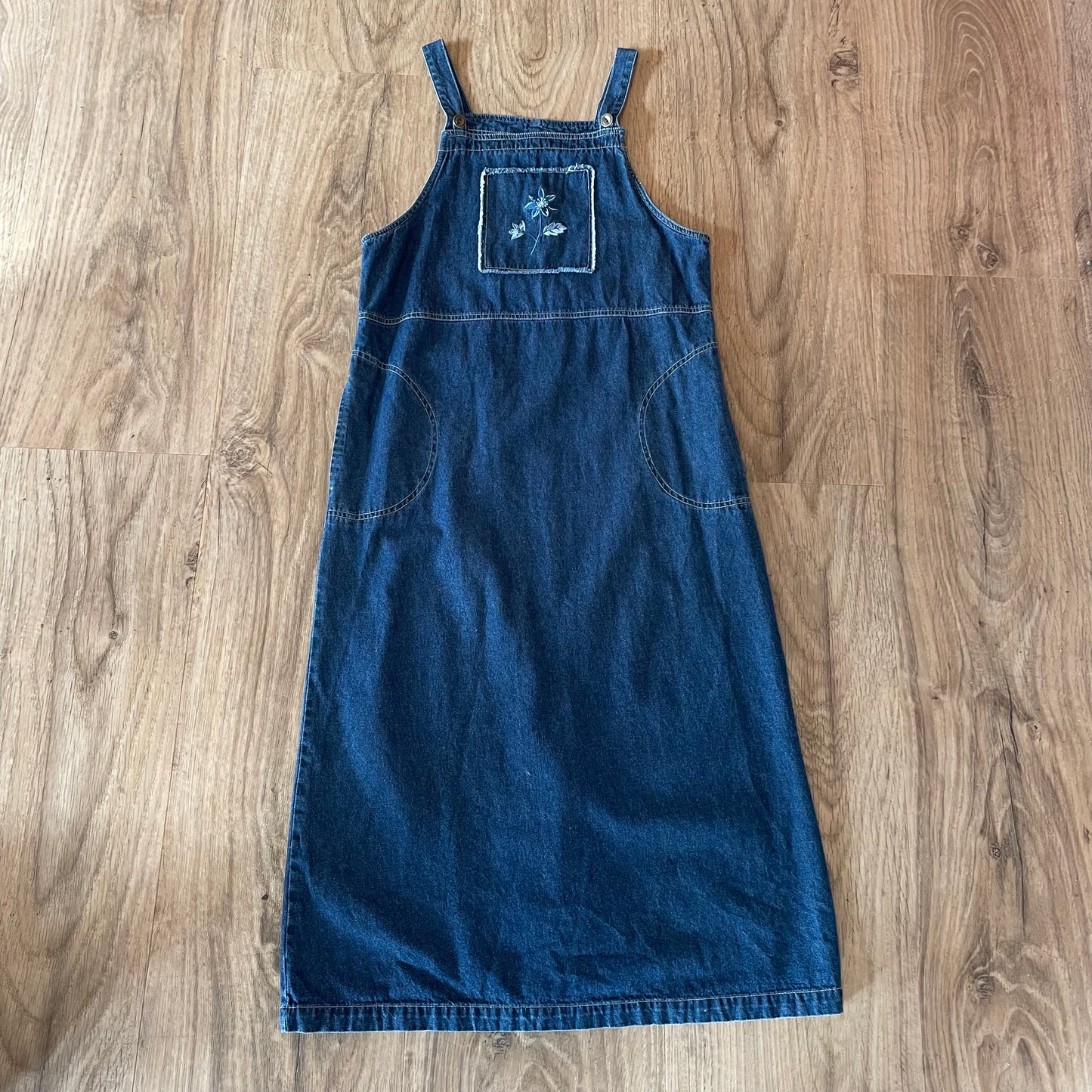 Denim Pinafore Dress