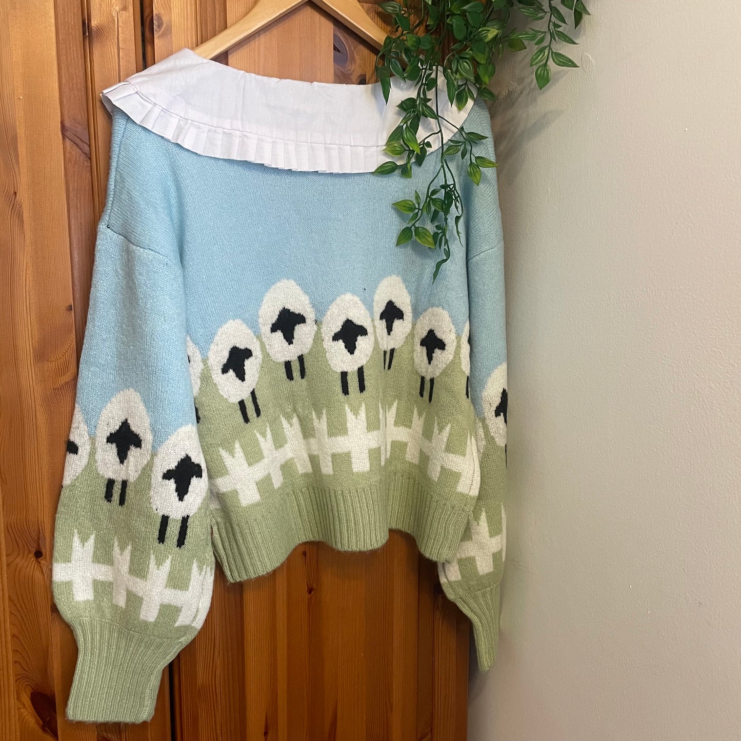 Neon Rose Sheep Cardigan