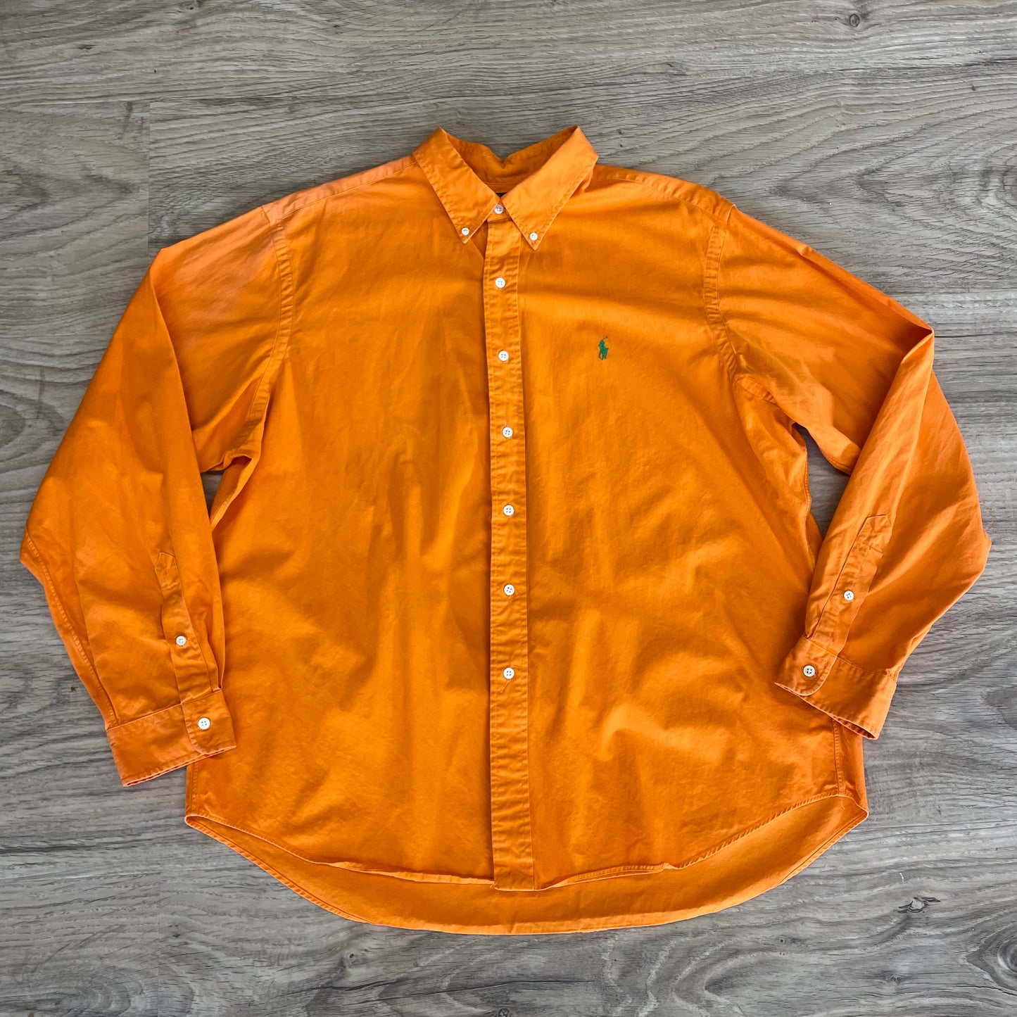 Orange Ralph Lauren shirt