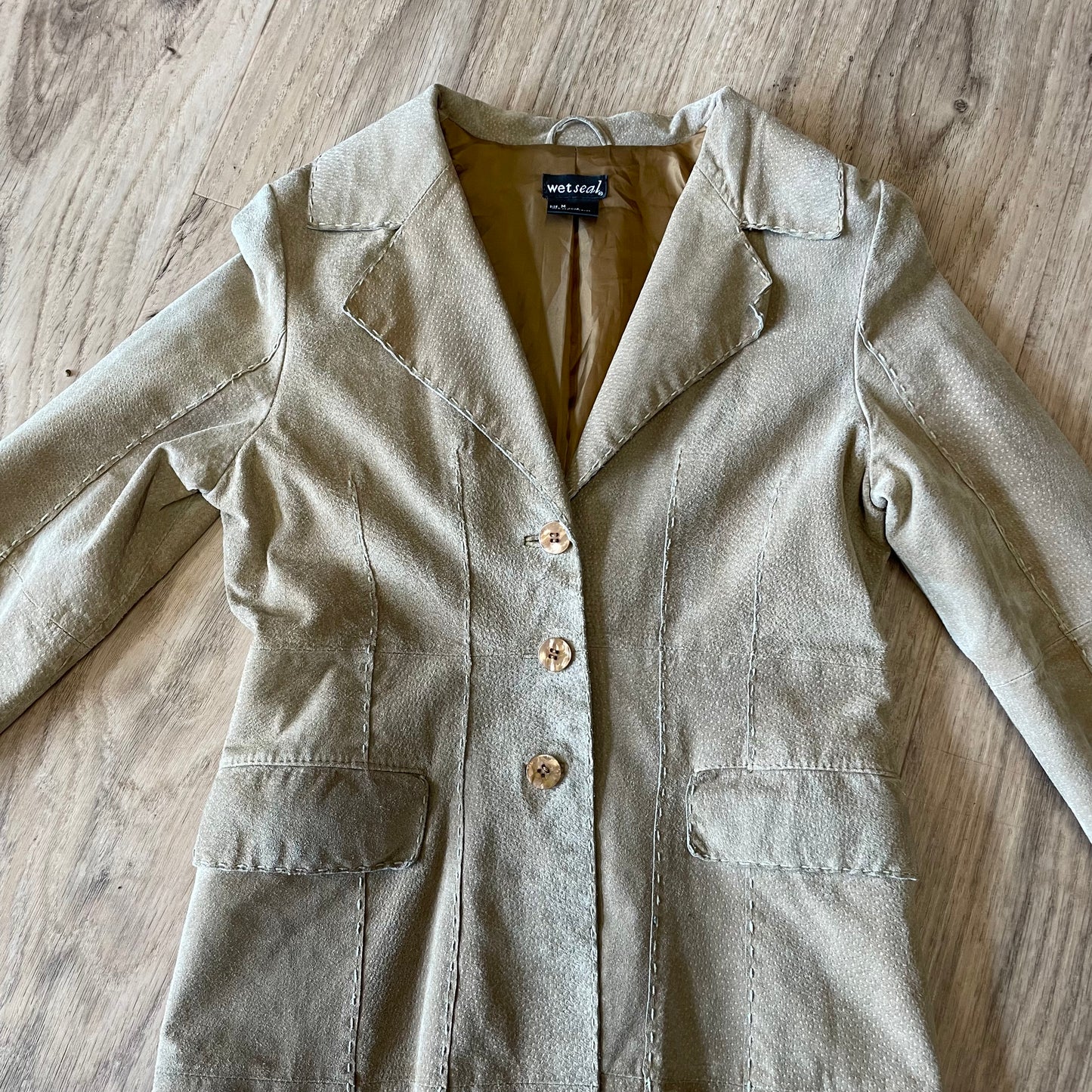 Beige Suede Jacket