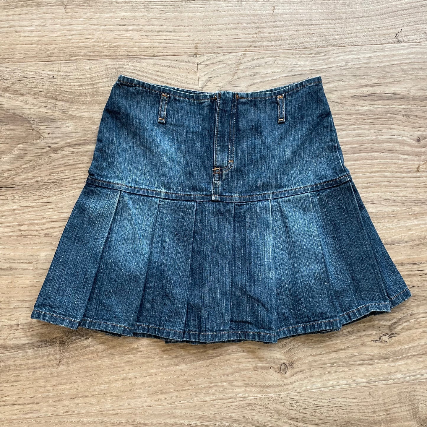Warehouse mini denim skirt