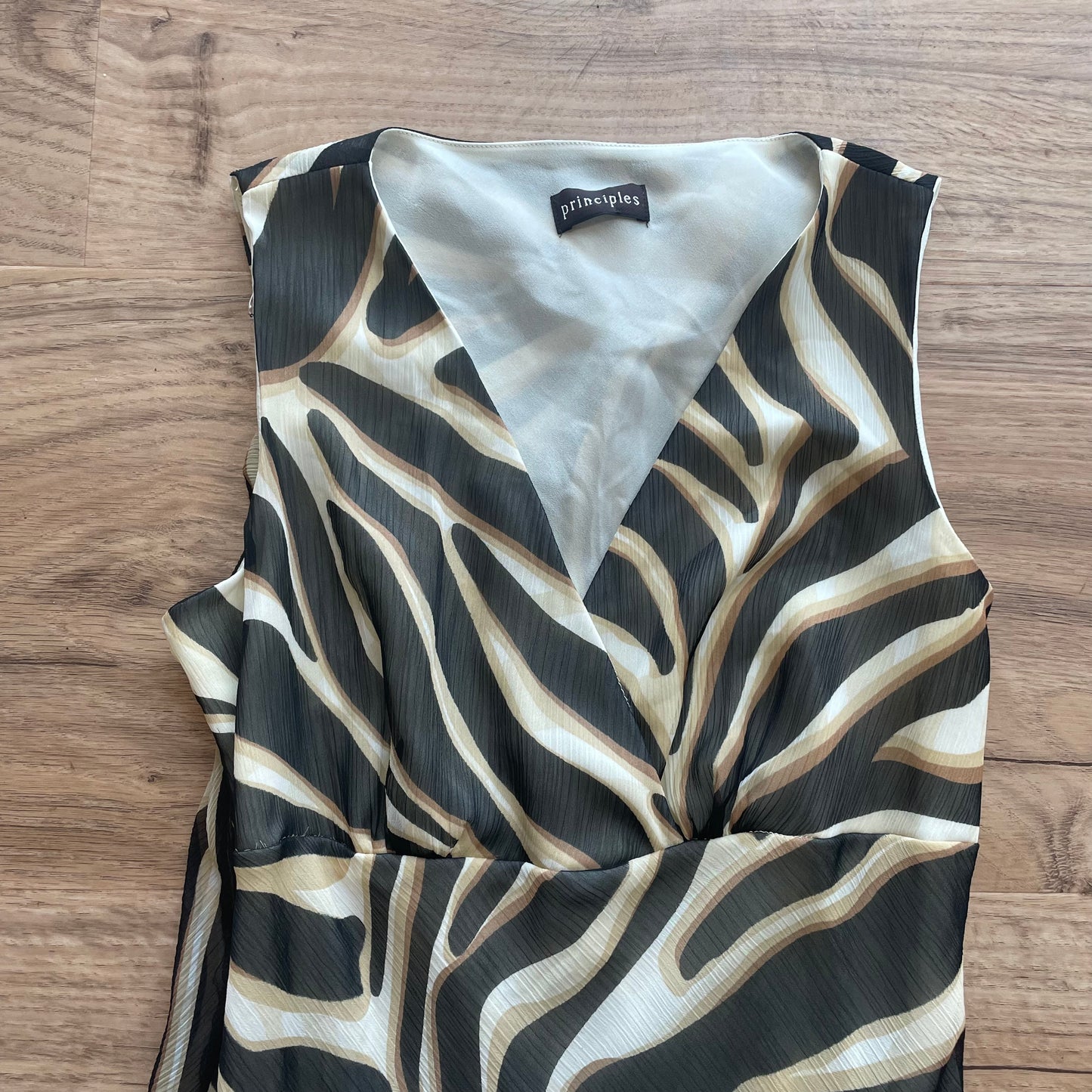 Zebra print dress
