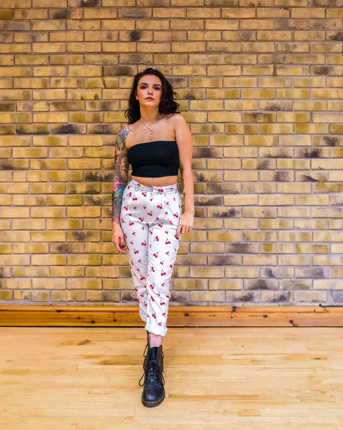 White Cherry Trousers
