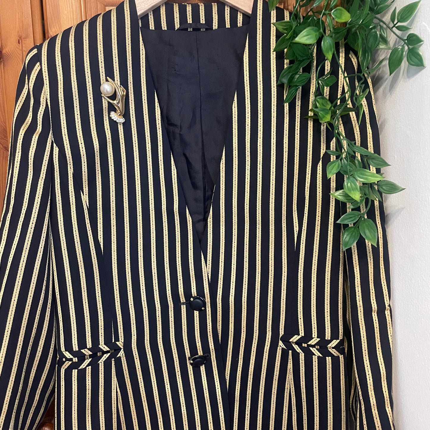80s Striped Blazer