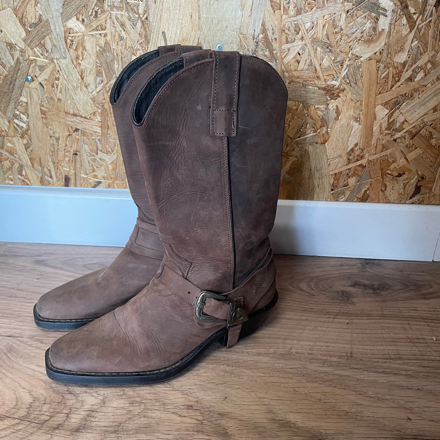 Suede Western Cowboy boots