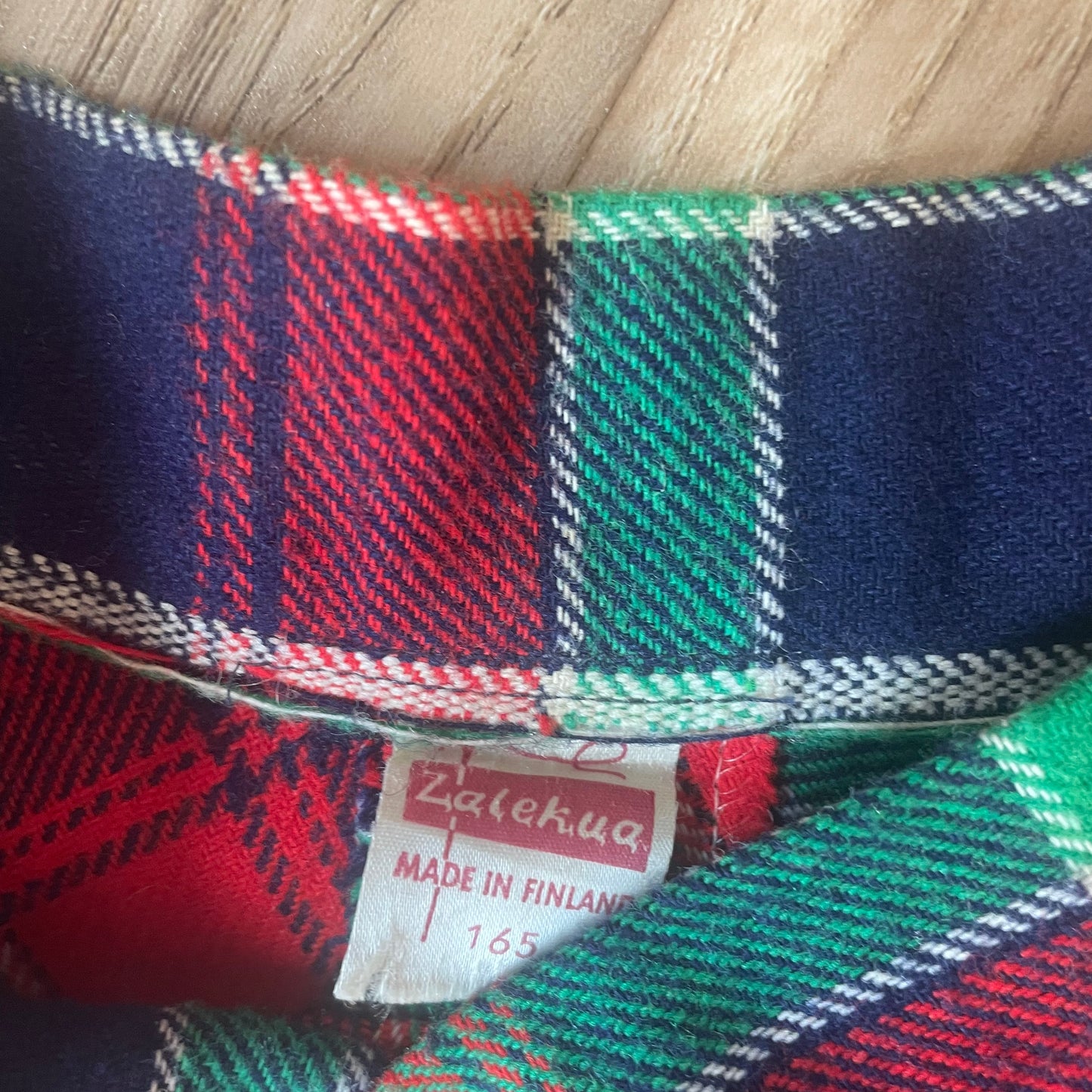 70s tartan mini skirt