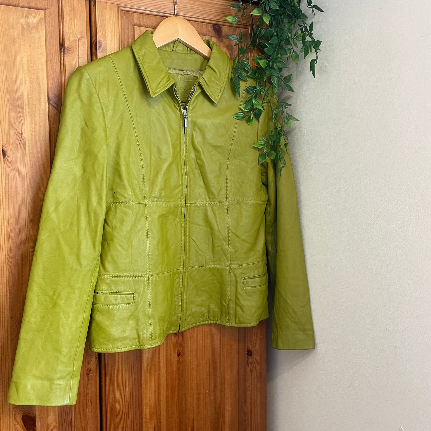 Oliver Green Leather Jacket