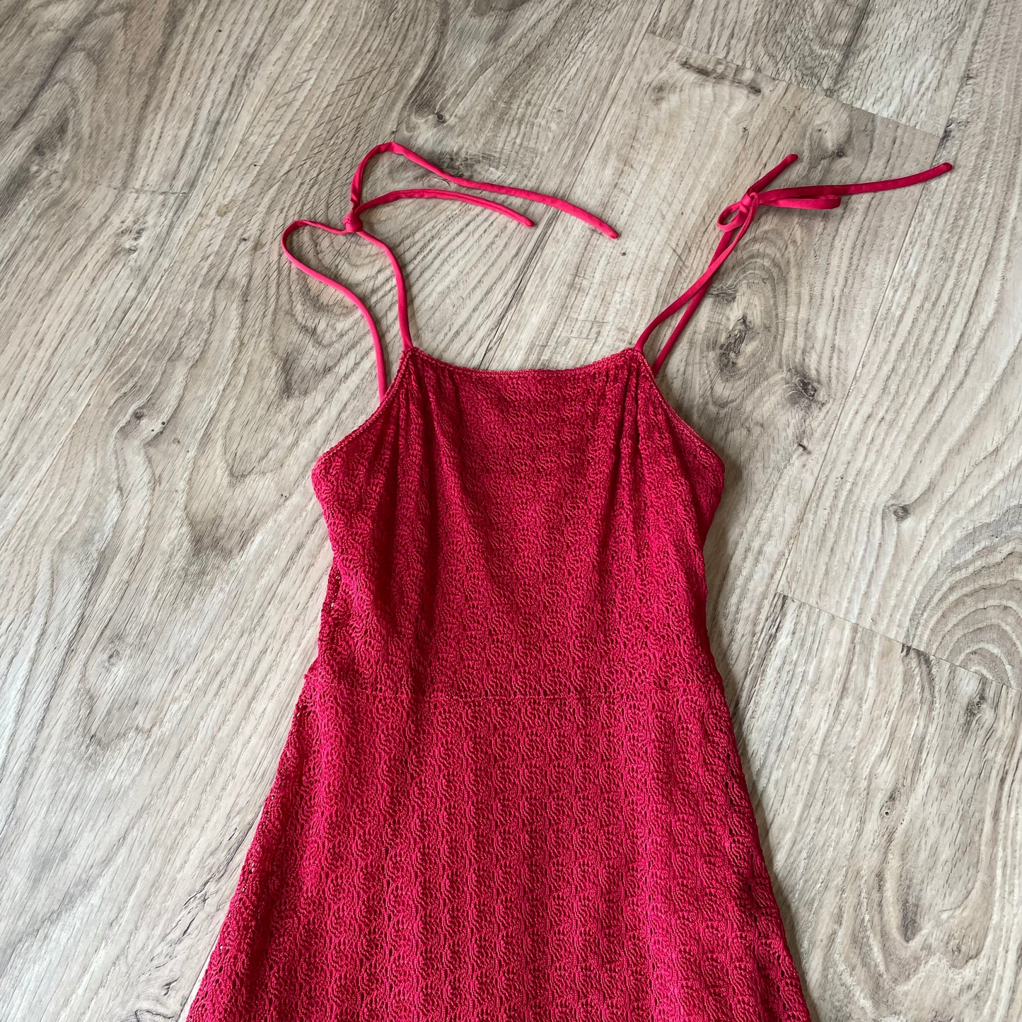 1970s Crochet Dress and shawl