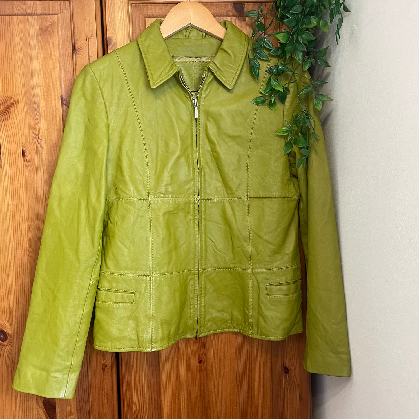 Oliver Green Leather Jacket