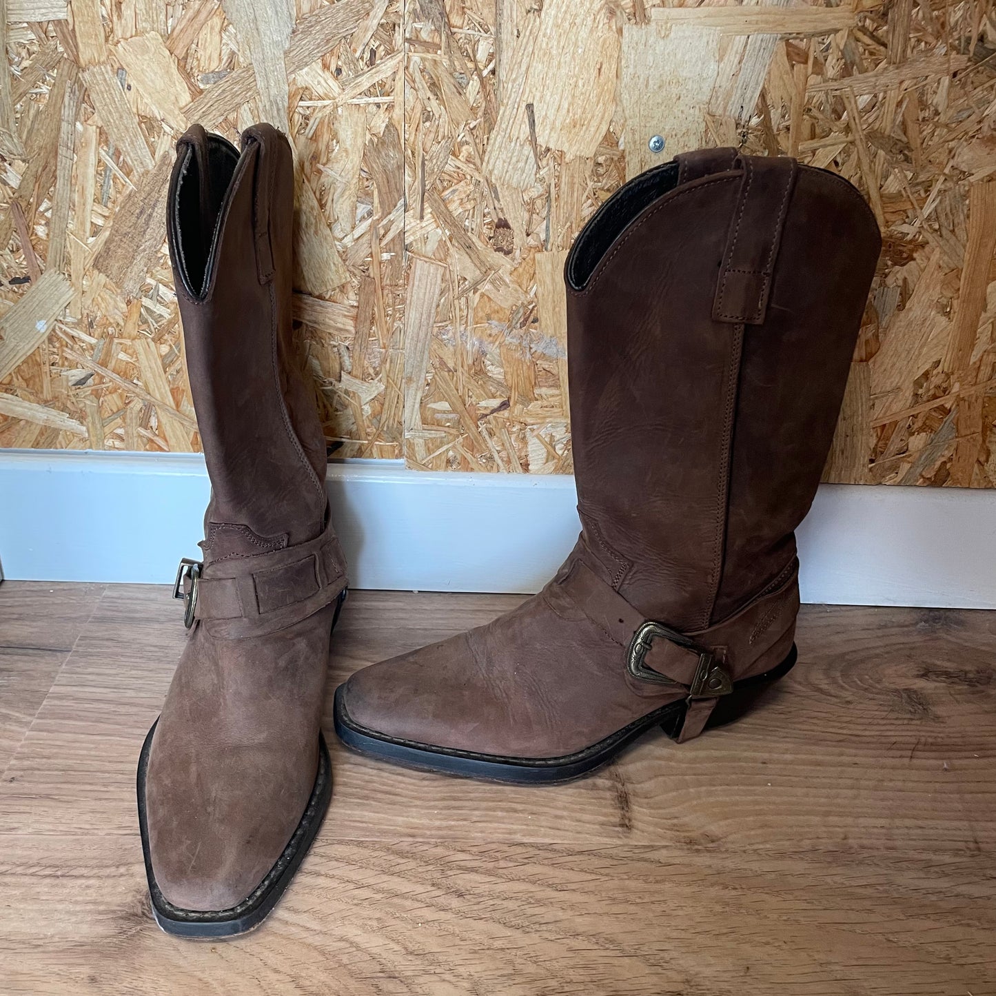 Suede Western Cowboy boots
