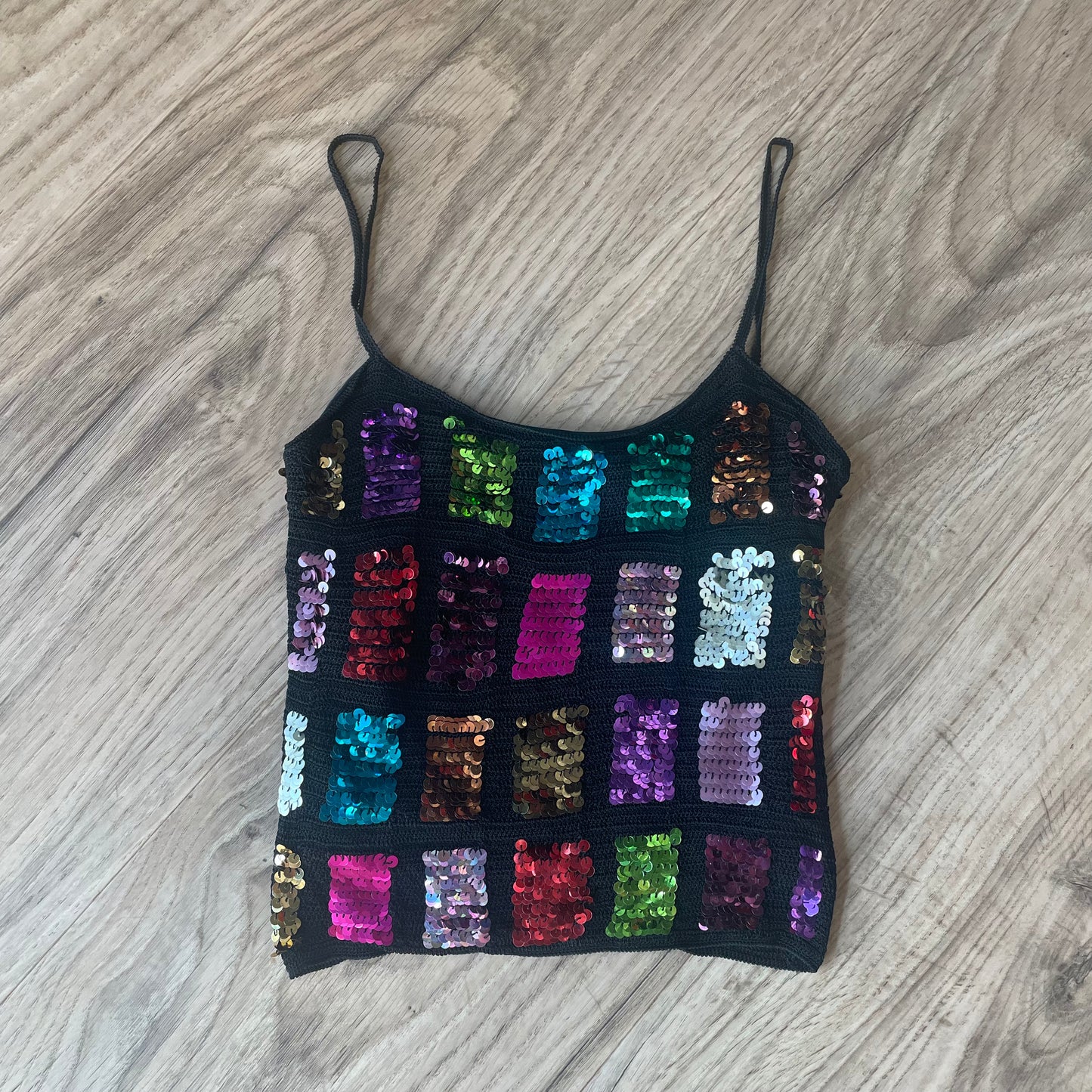 Sequin Camisole Top