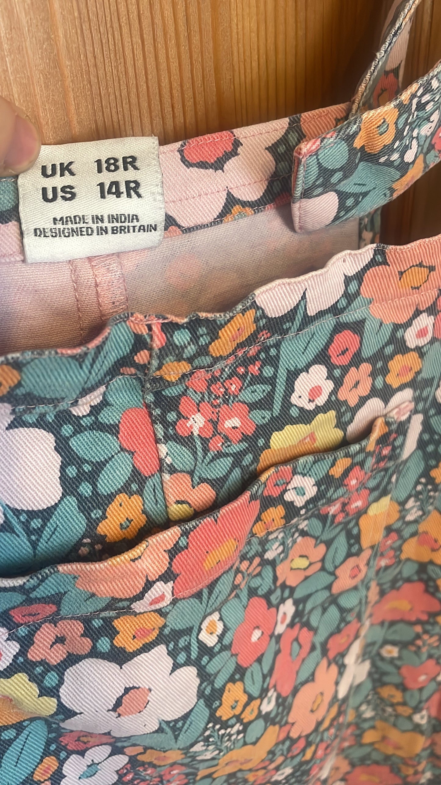 Lucy and Yak Floral Dungarees
