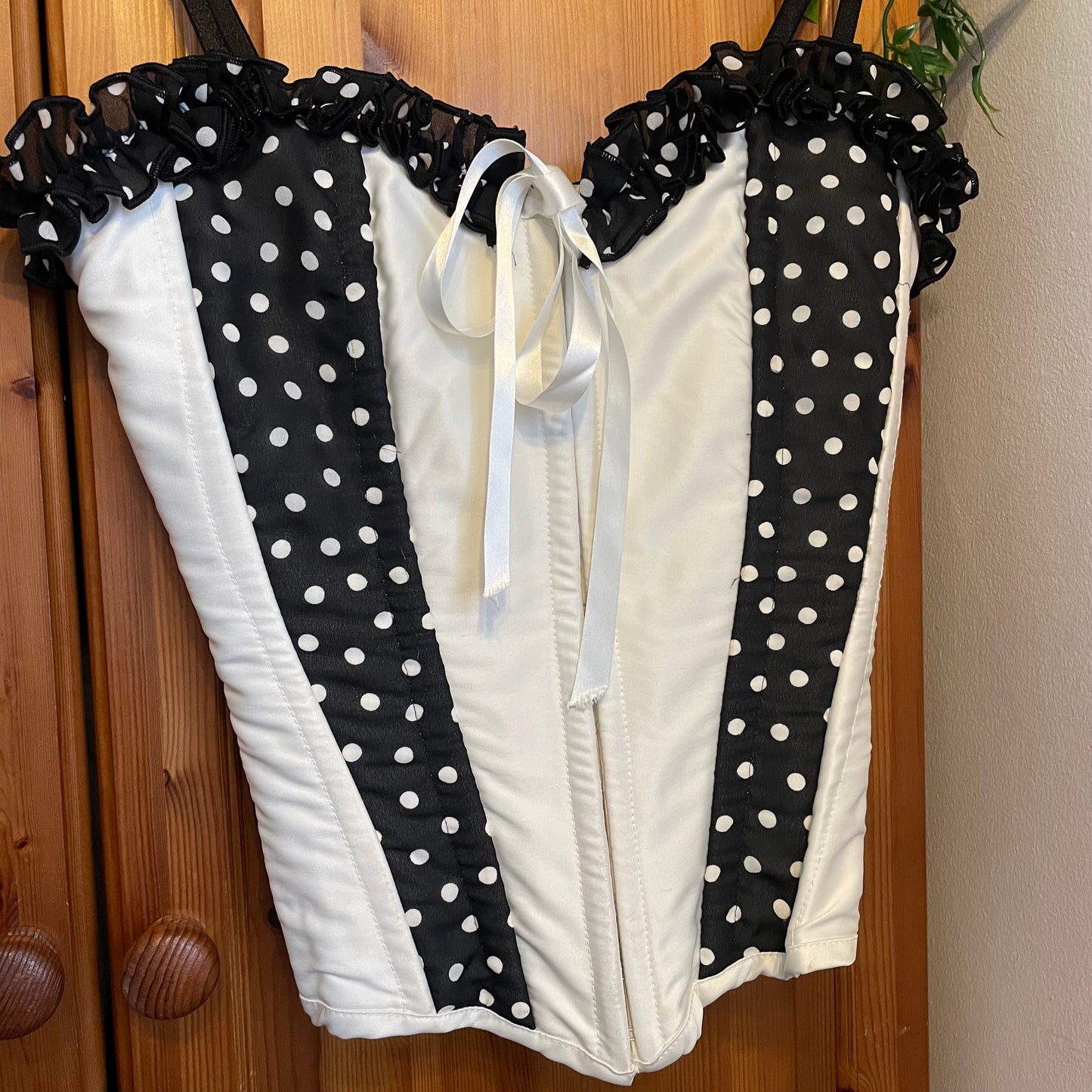 Polka Dot Corset Top