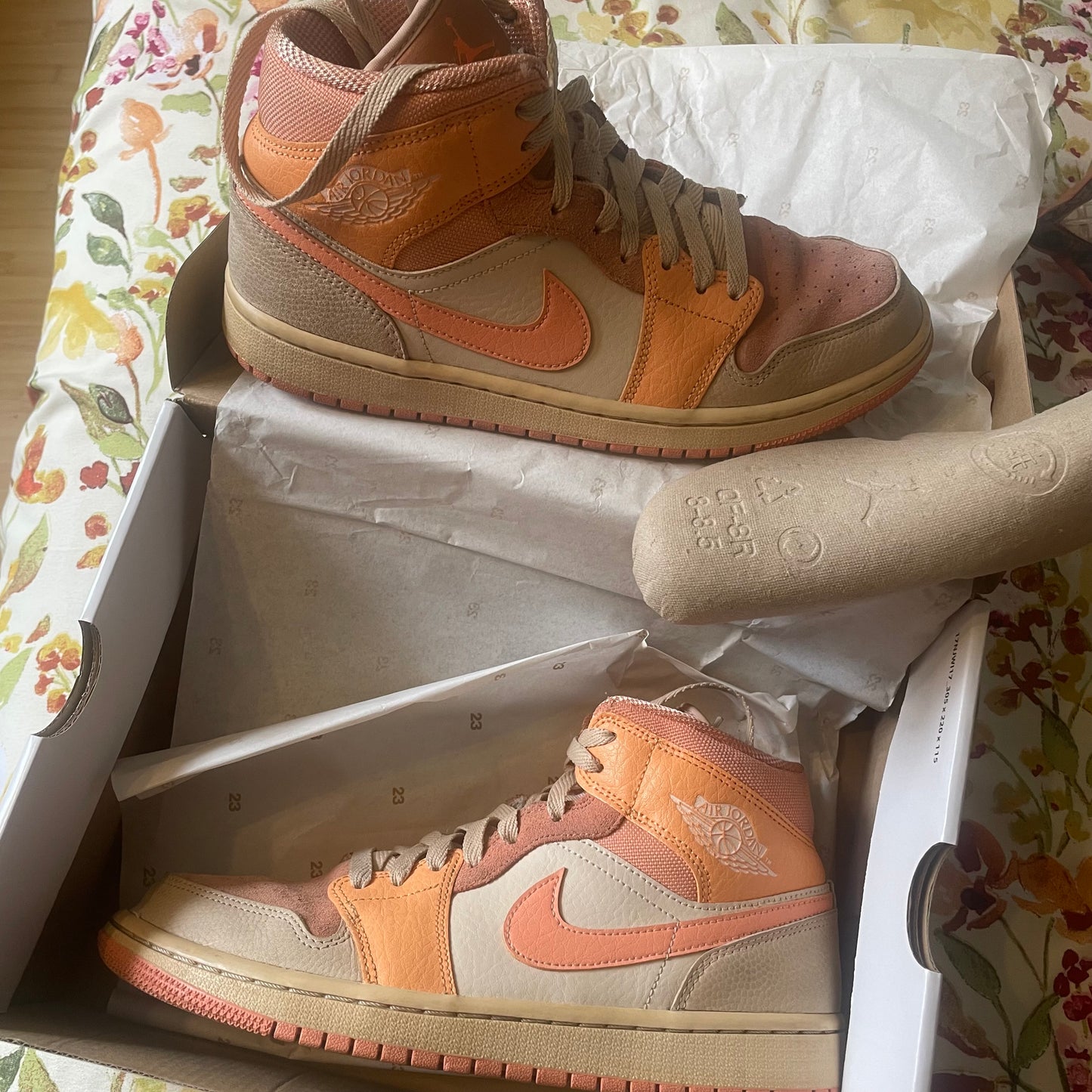 Women’s Nike Air Jordan’s Orange