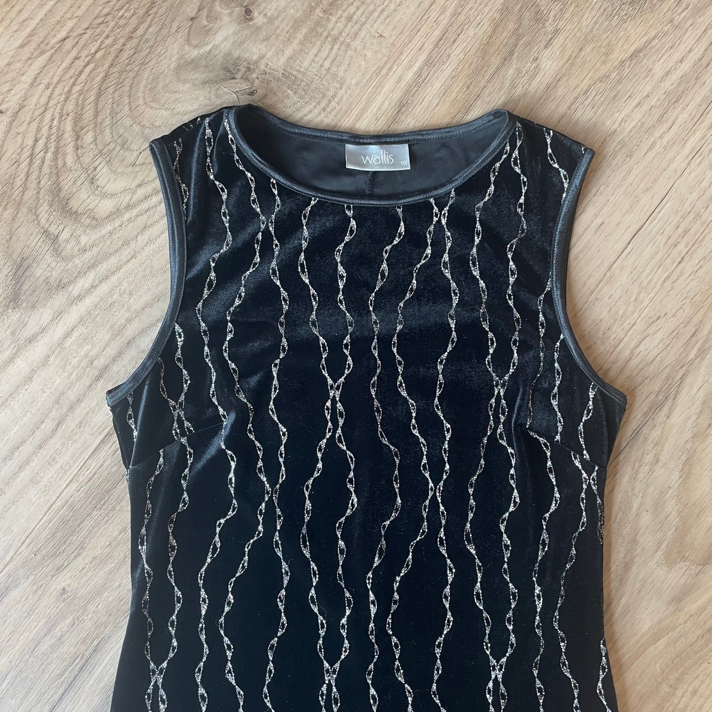 Velvet glitter maxi dress