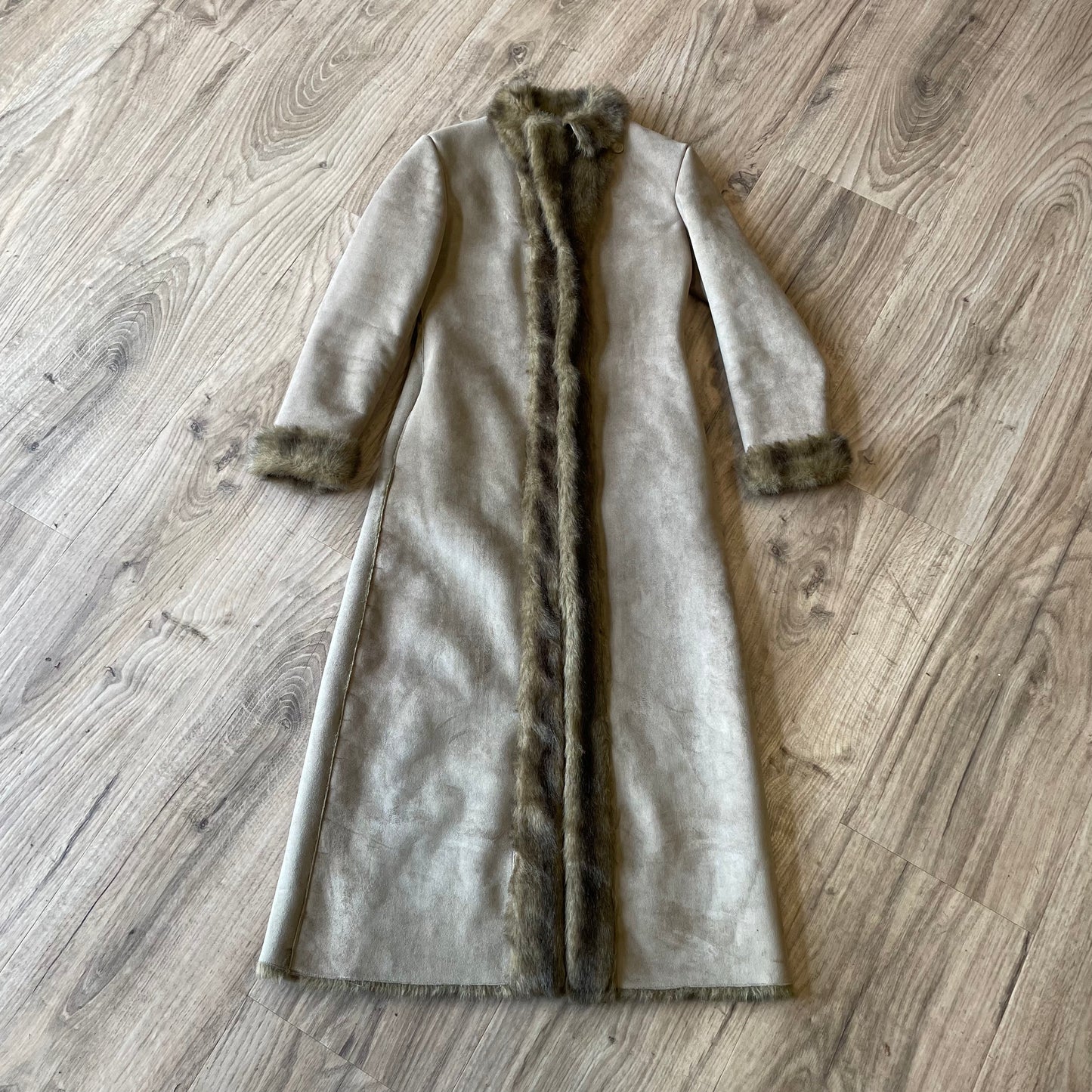 Long Suede Afghan Coat