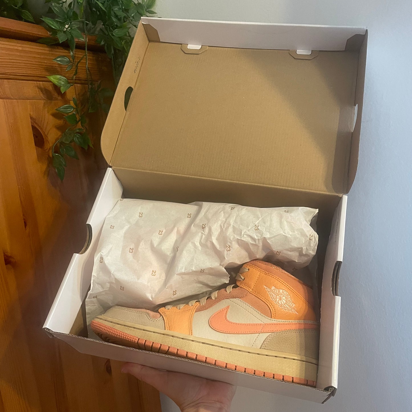 Women’s Nike Air Jordan’s Orange
