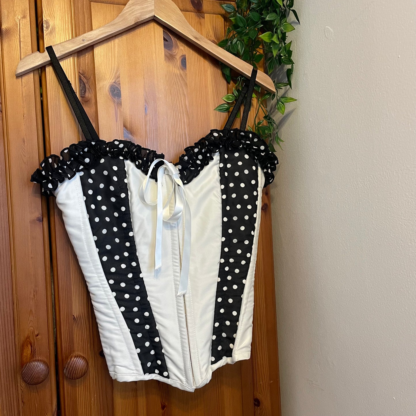 Polka Dot Corset Top